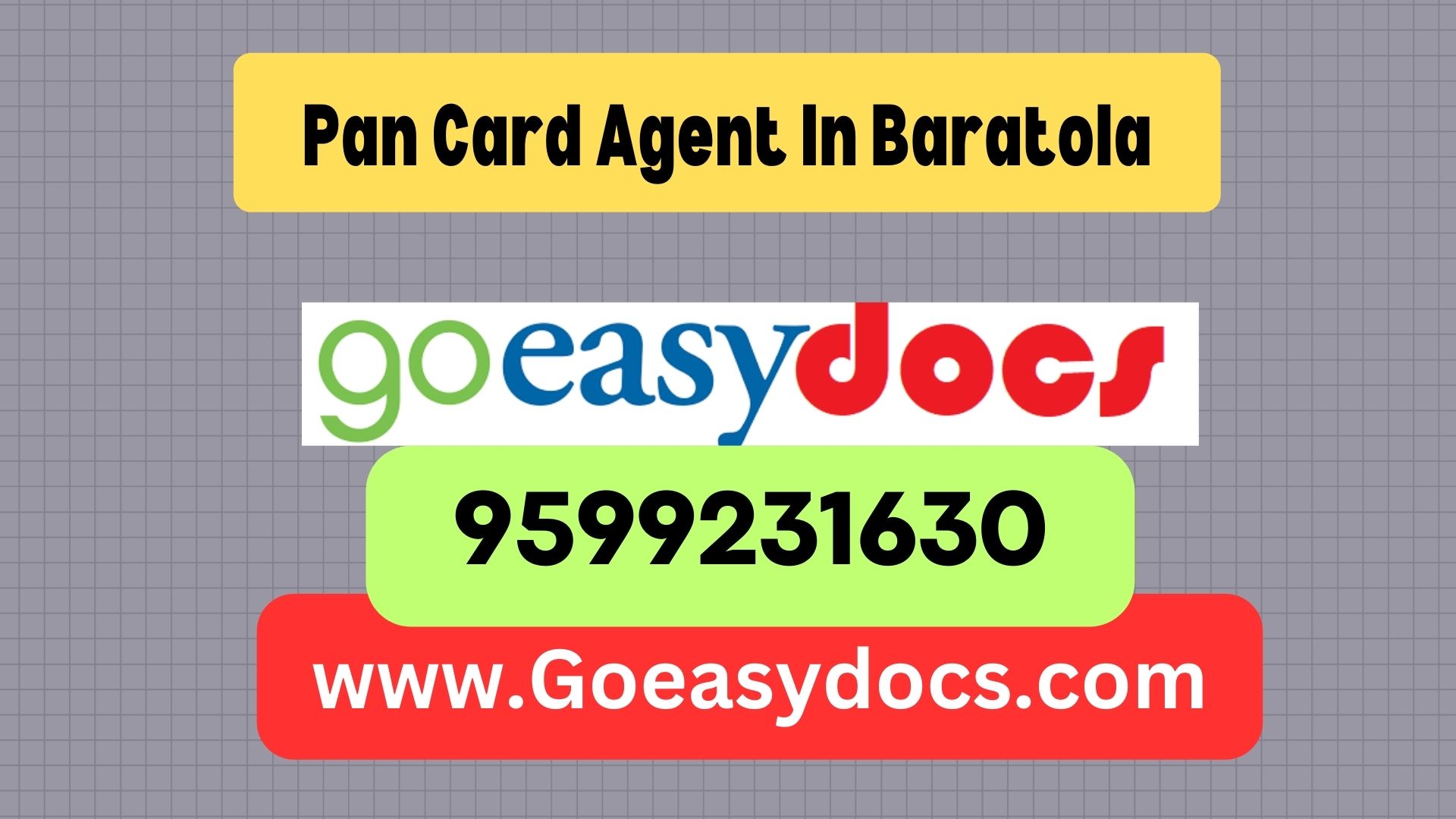 Pan Card Agent Consultant in Baratola 8851415812