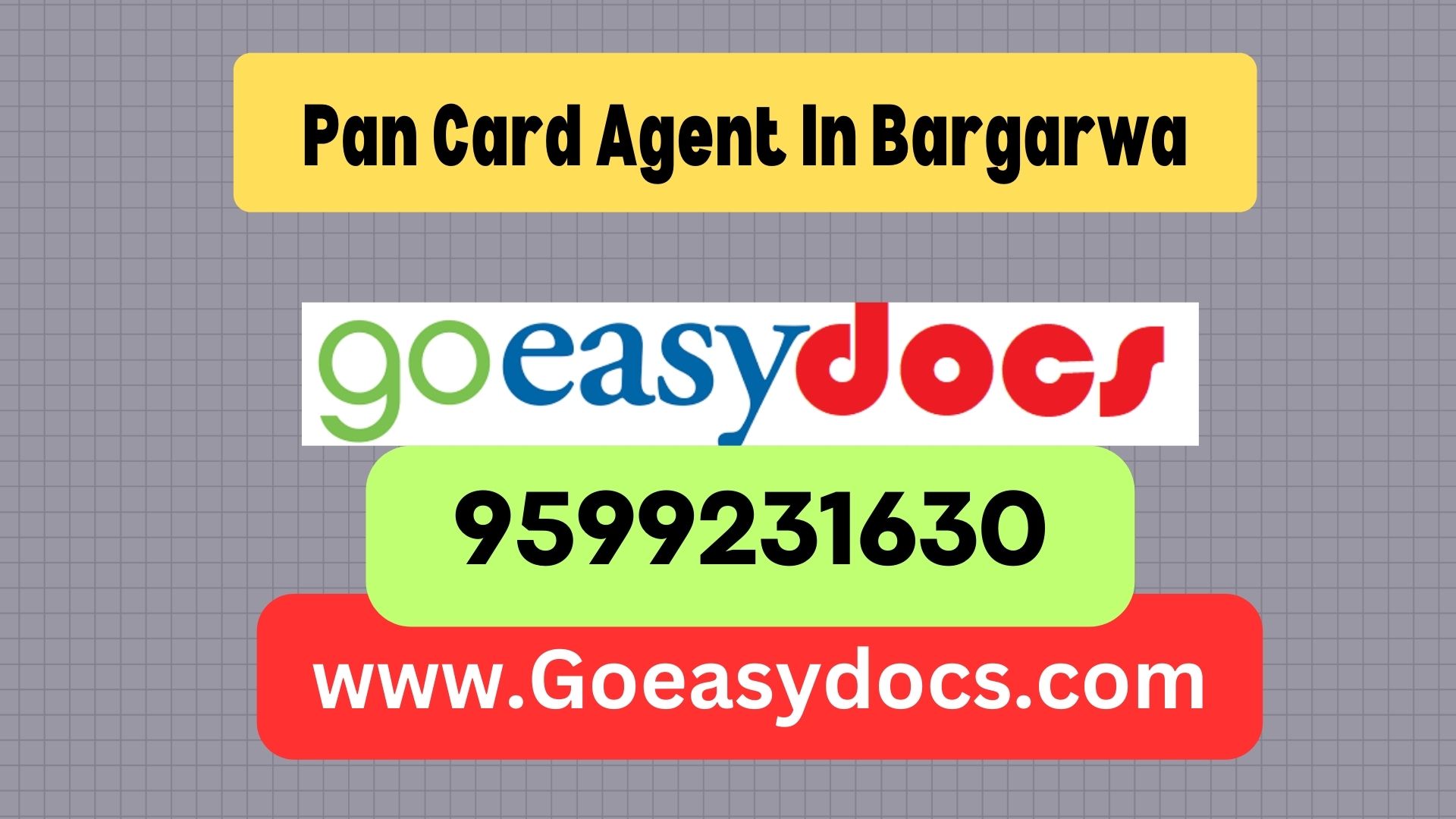 Pan Card Agent Consultant in Bargarwa 8851415812