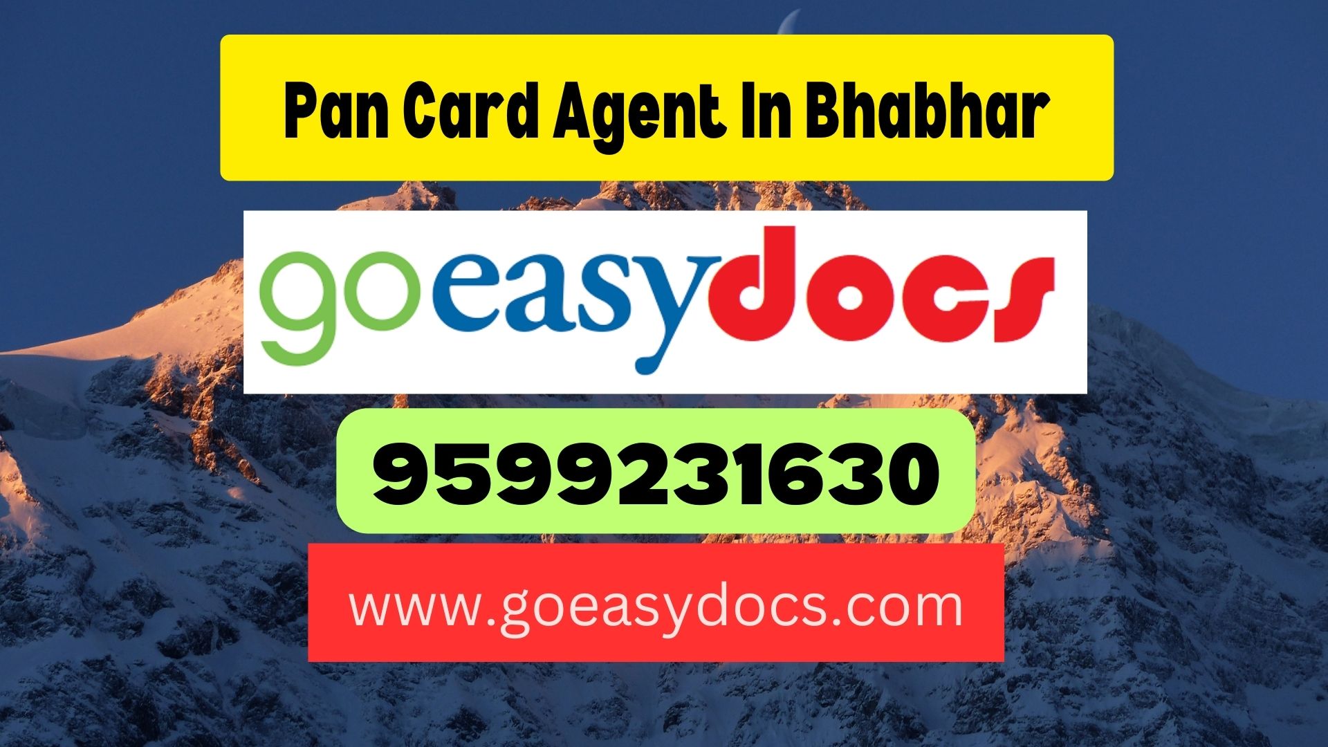 Pan Card Agent Consultant in Bhabhar 8851415812