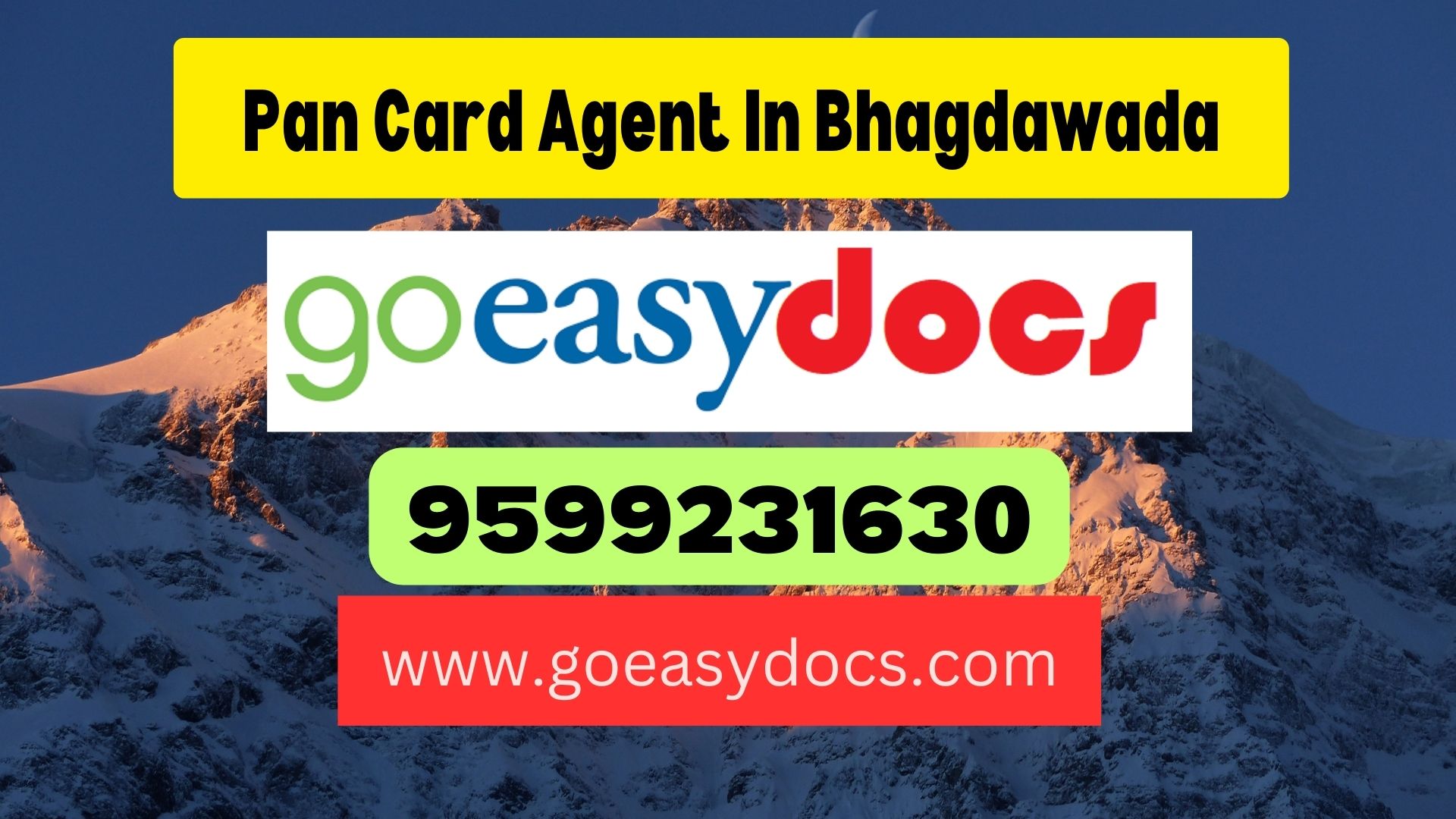 Pan Card Agent Consultant in Bhagdawada 8851415812