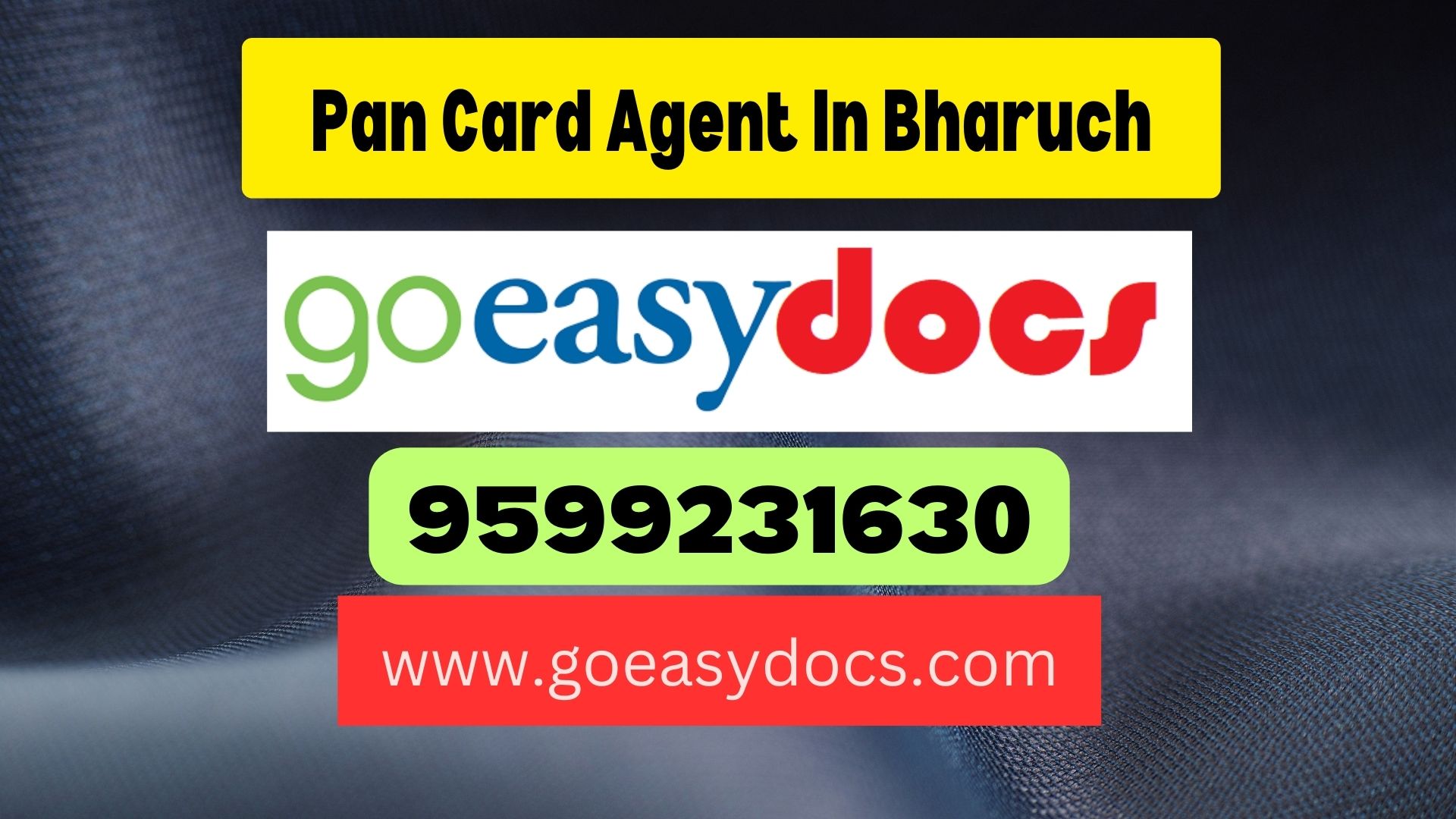 Pan Card Agent Consultant in Bharuch 8851415812