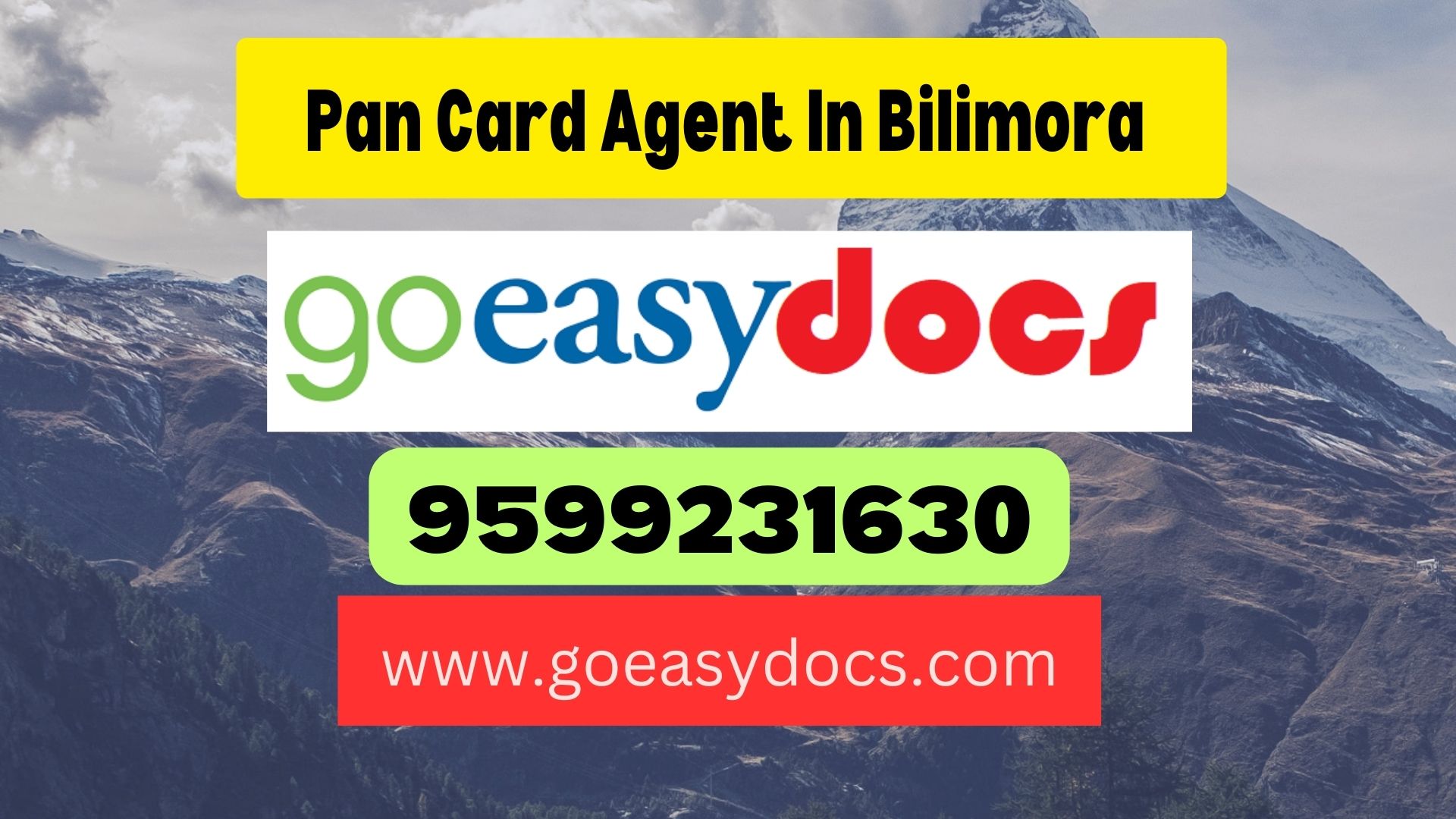 Pan Card Agent Consultant in Bilimora 8851415812