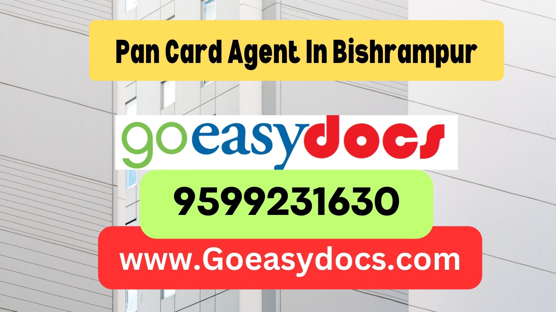 Pan Card Agent Consultant in Bishrampur 8851415812