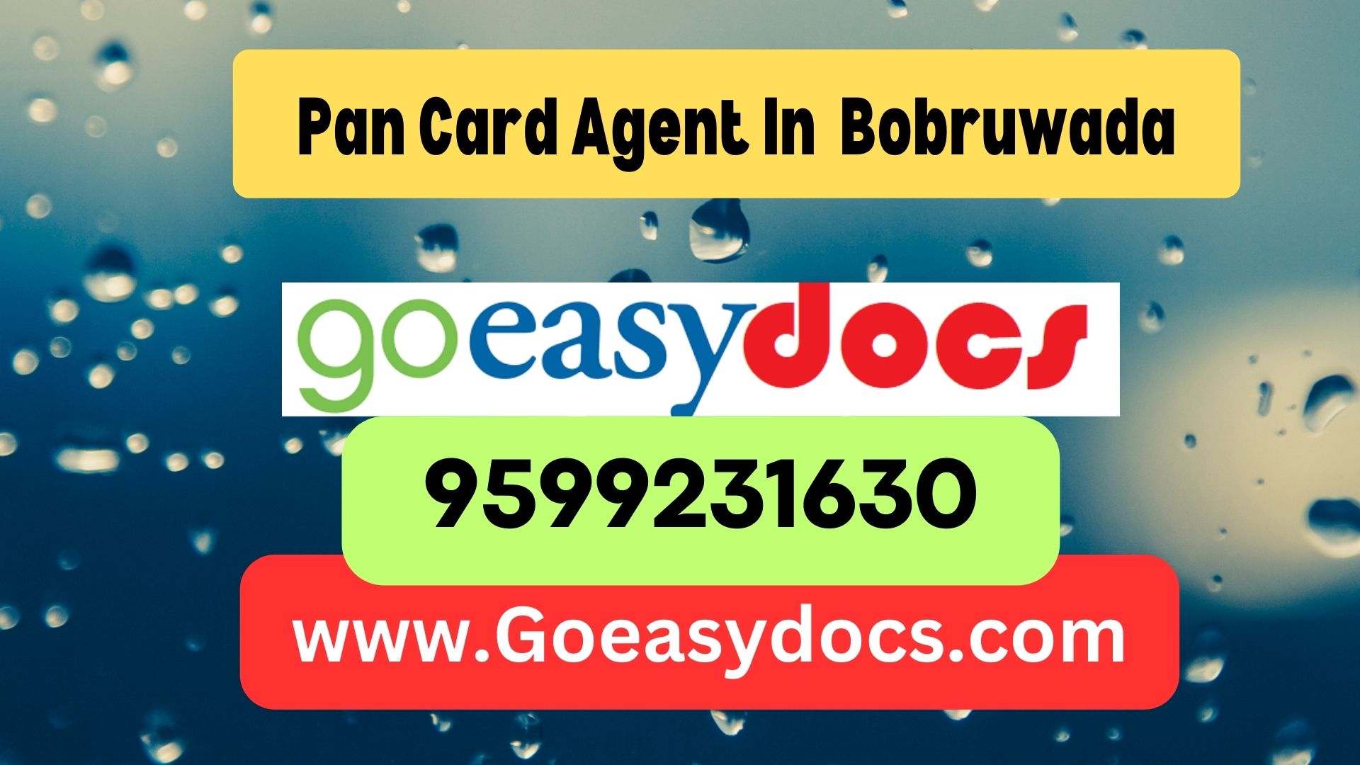 Pan Card Agent Consultant in Bobruwada 8851415812