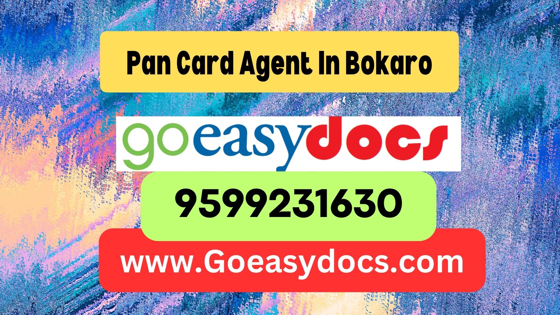 Pan Card Agent Consultant in Bokaro 8851415812