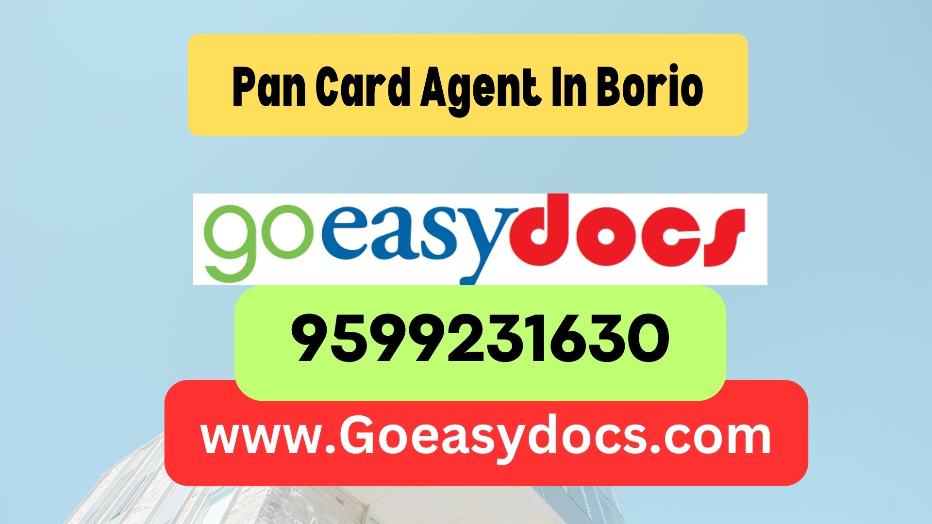 Pan Card Agent Consultant in Borio 8851415812