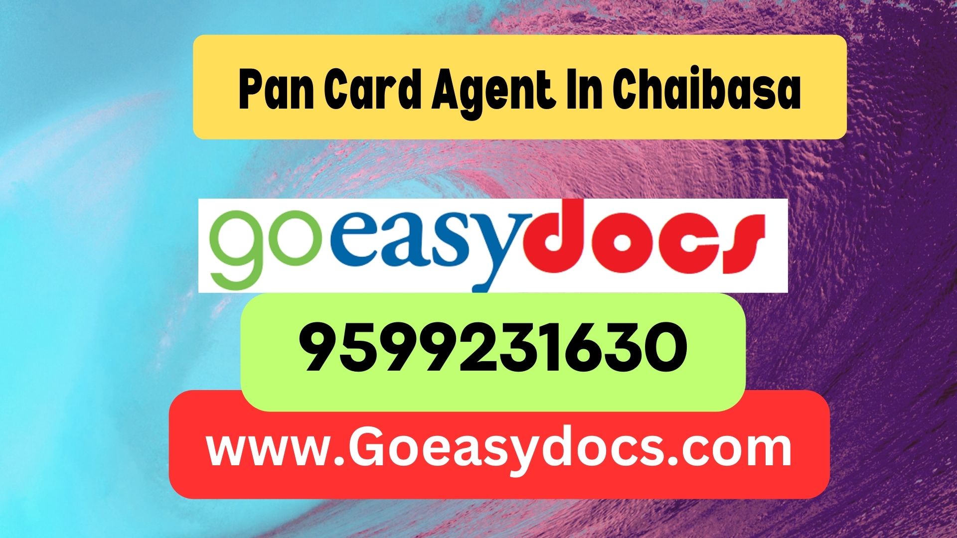 Pan Card Agent Consultant in Chaibasa 8851415812