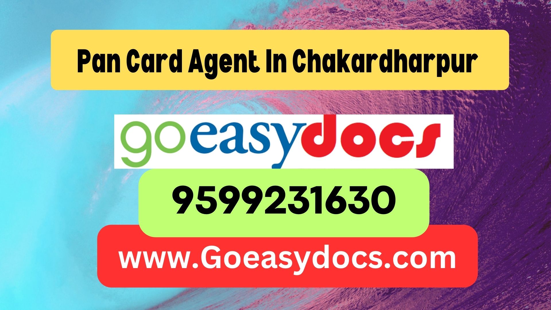 Pan Card Agent Consultant in Chakardharpur 8851415812