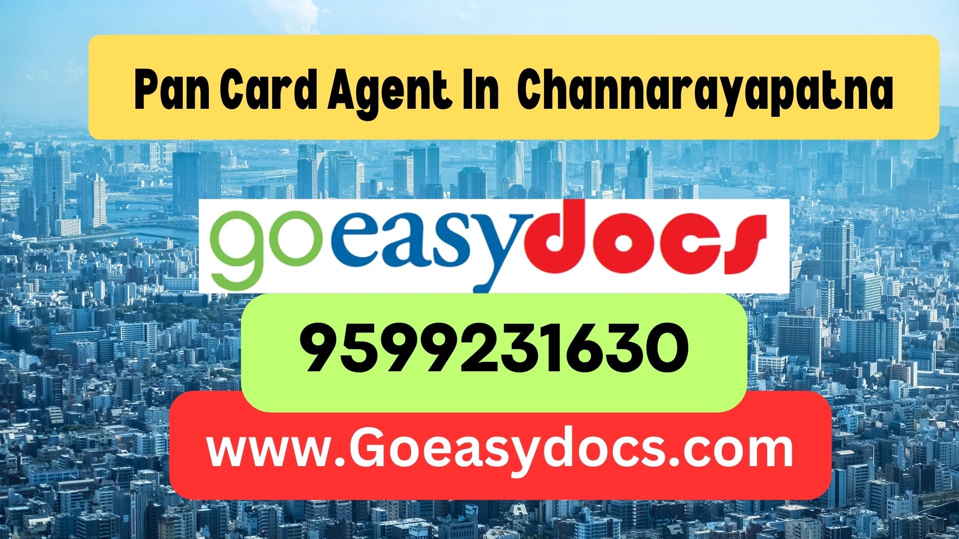 Pan Card Agent Consultant in Channarayapatna 8851415812