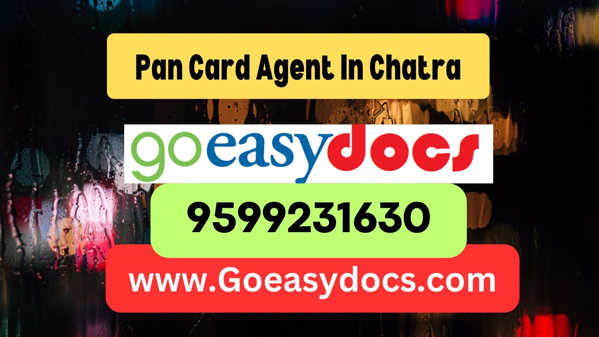 Pan Card Agent Consultant in Chatra 8851415812