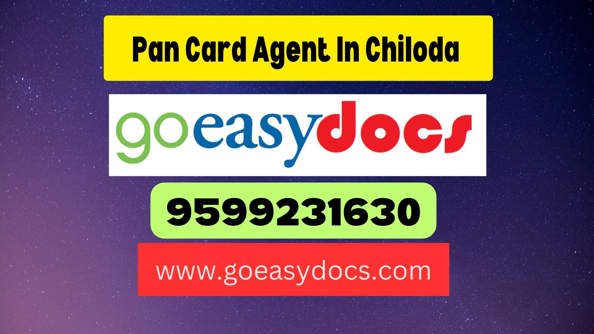 Pan Card Agent Consultant in Chiloda  8851415812