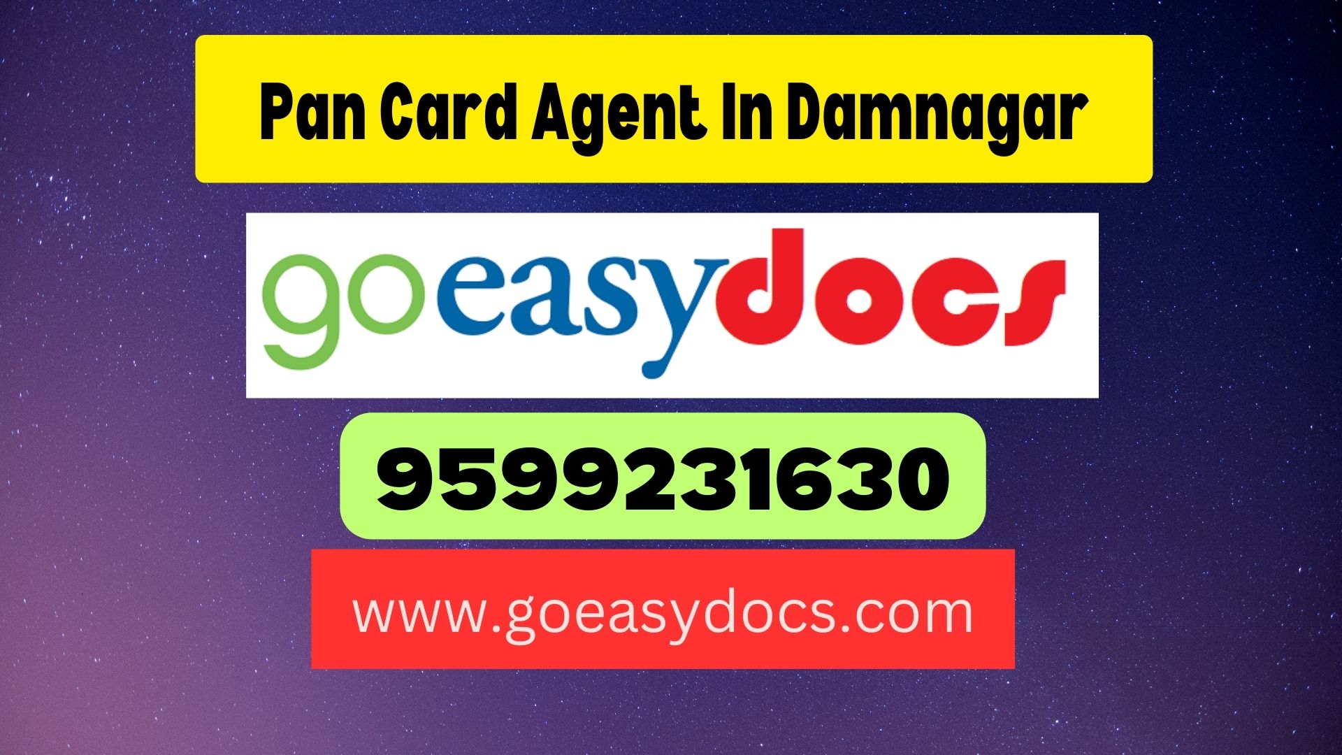 Pan Card Agent Consultant in Damnagar 8851415812