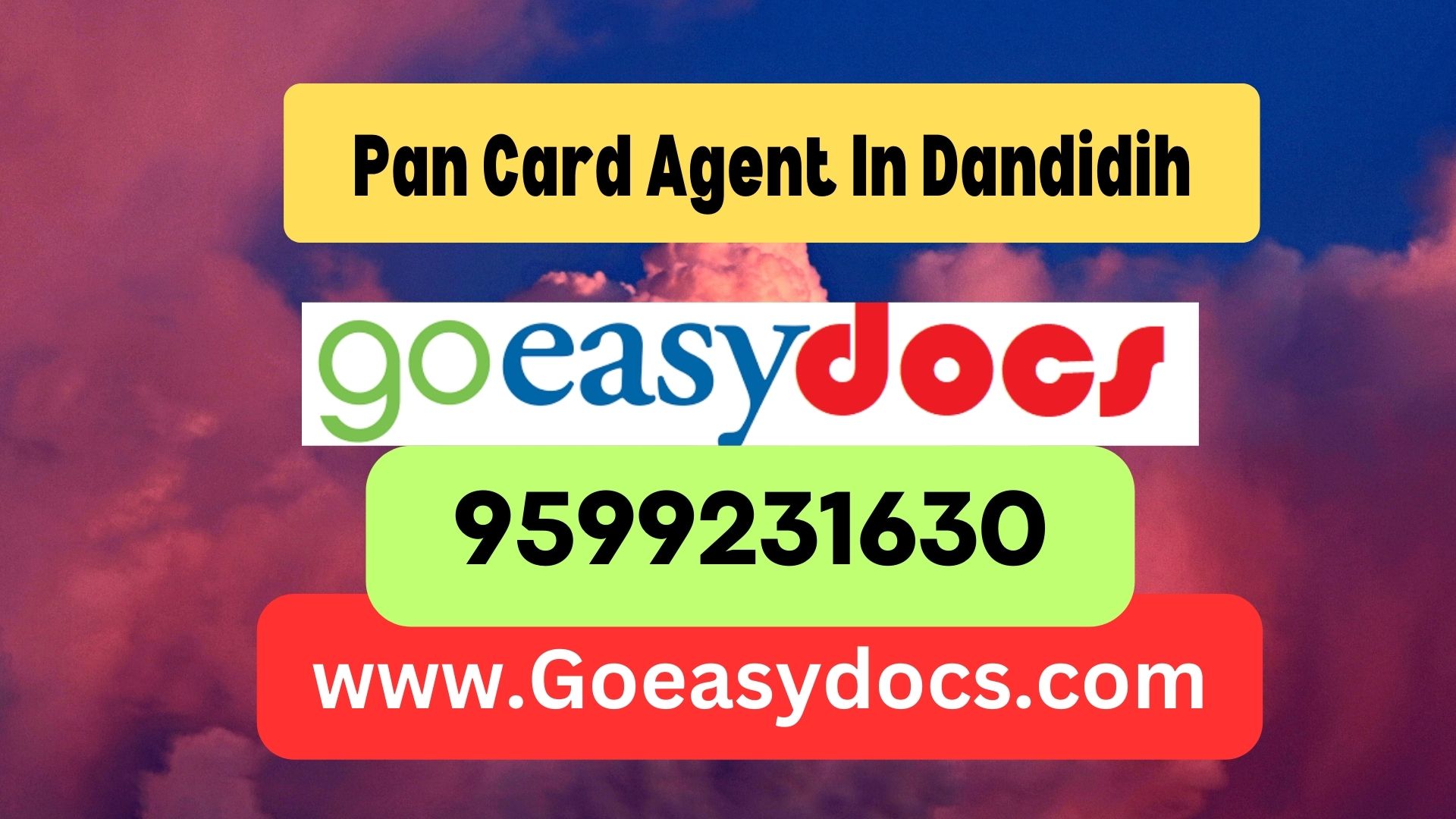 Pan Card Agent Consultant in Dandidih 8851415812