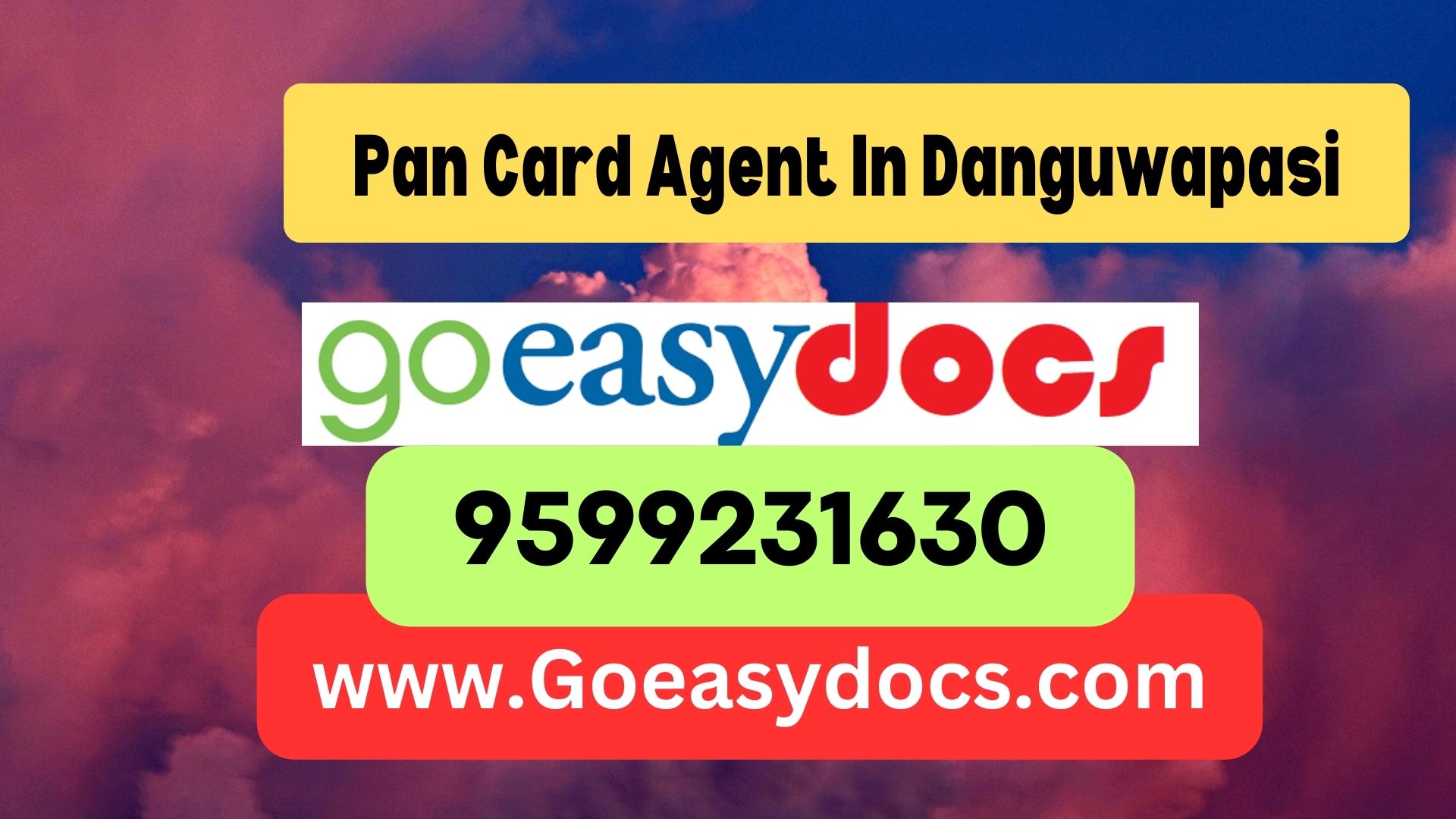 Pan Card Agent Consultant in Danguwapasi 8851415812