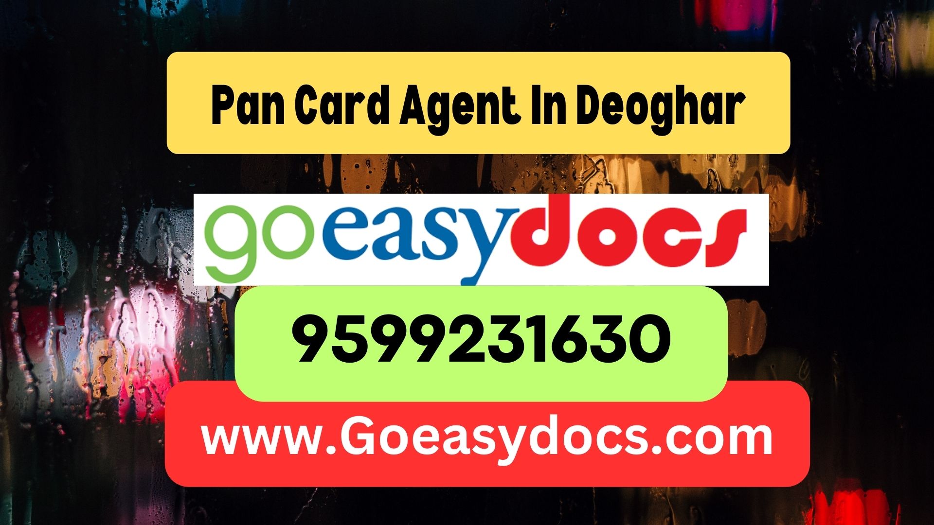 Pan Card Agent Consultant in Deoghar 8851415812