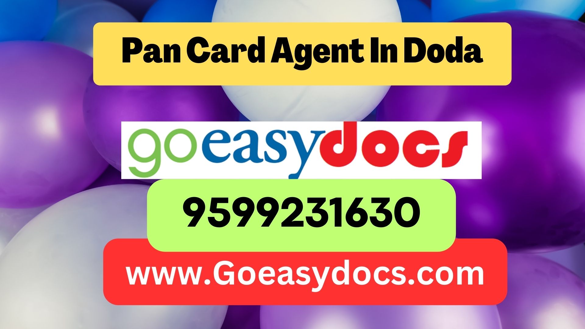 Pan Card Agent Consultant in Doda 8851415812