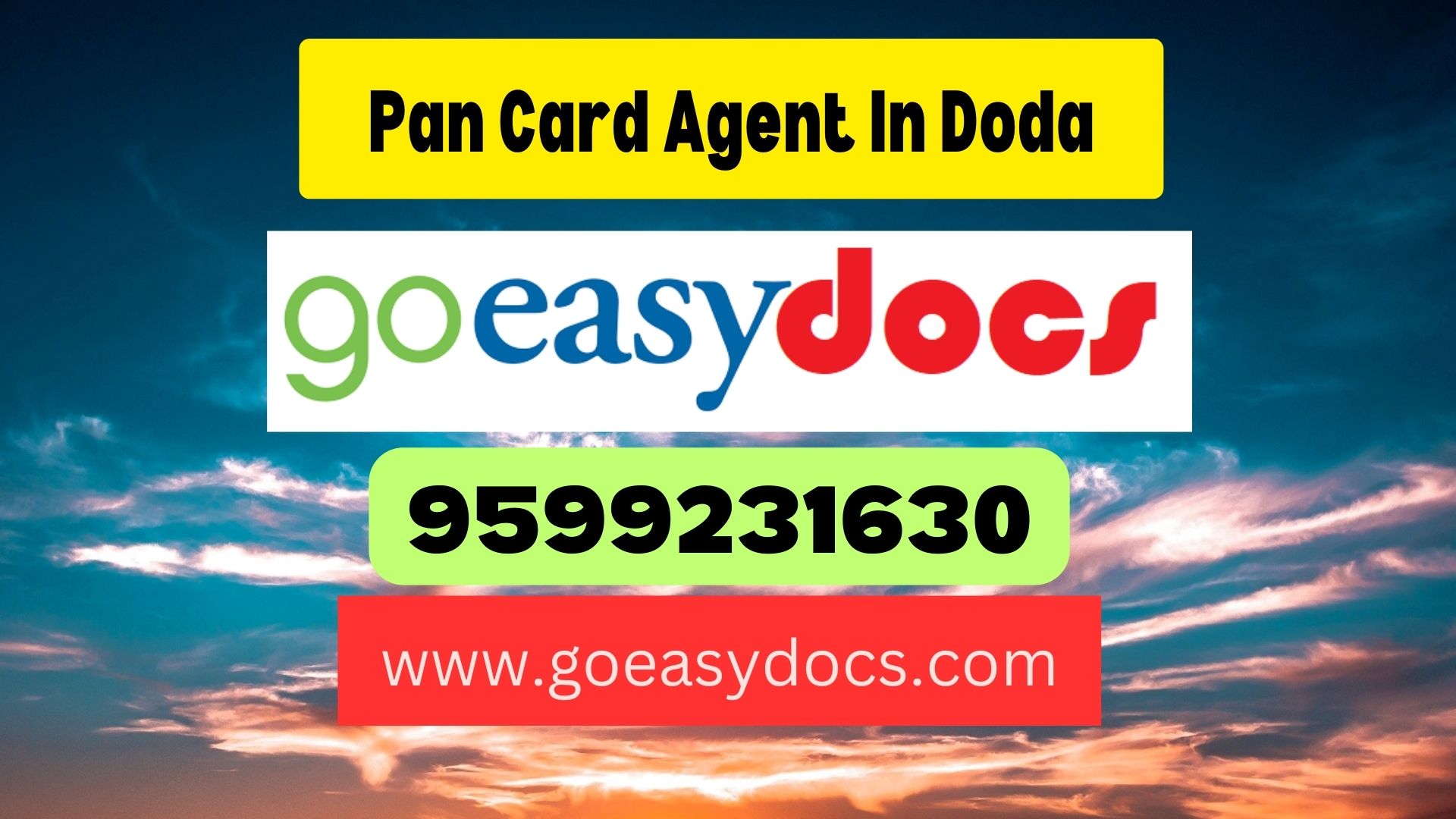 Pan Card Agent Consultant in Doda 8851415812