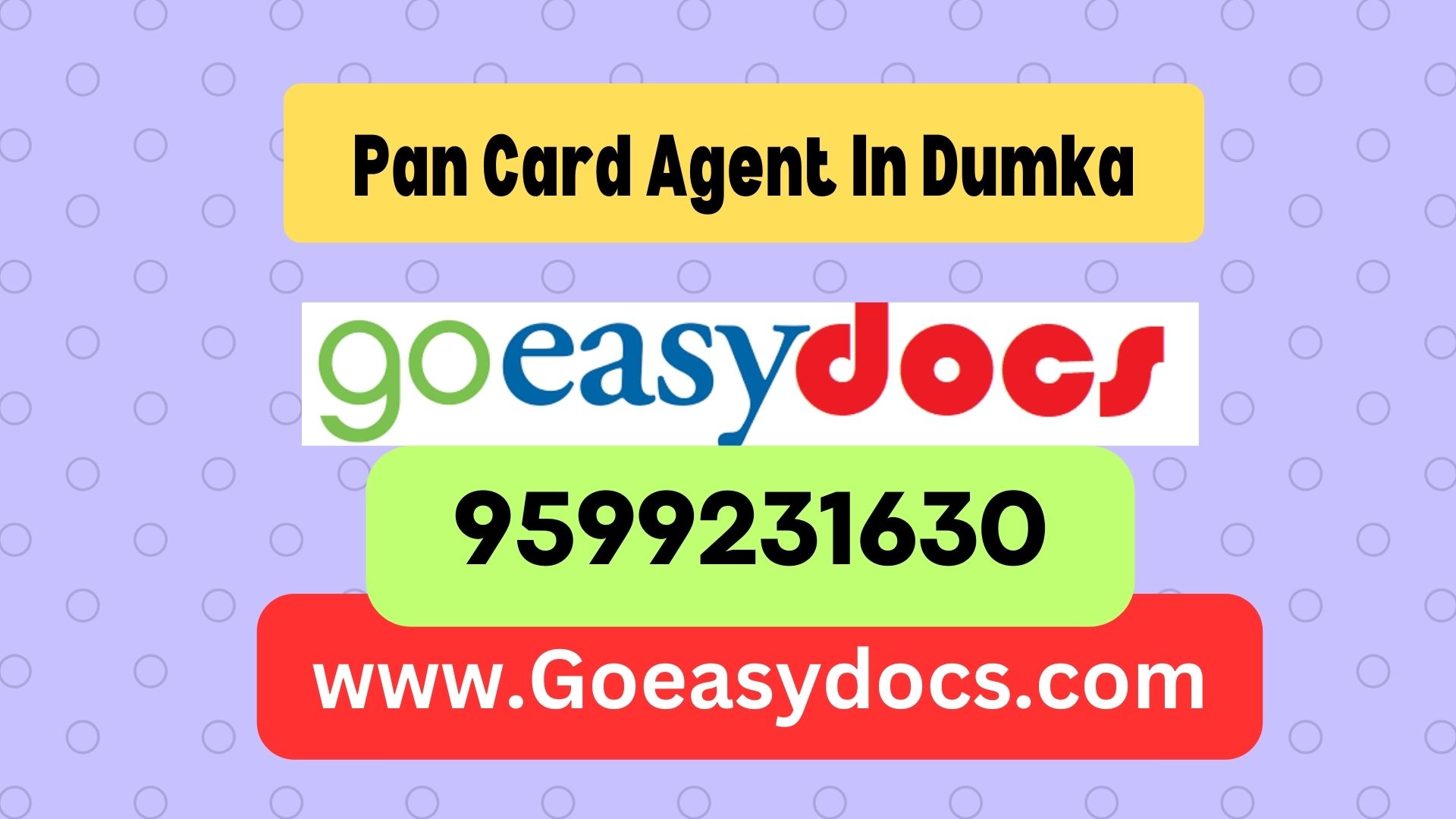 Pan Card Agent Consultant in Dumka 8851415812