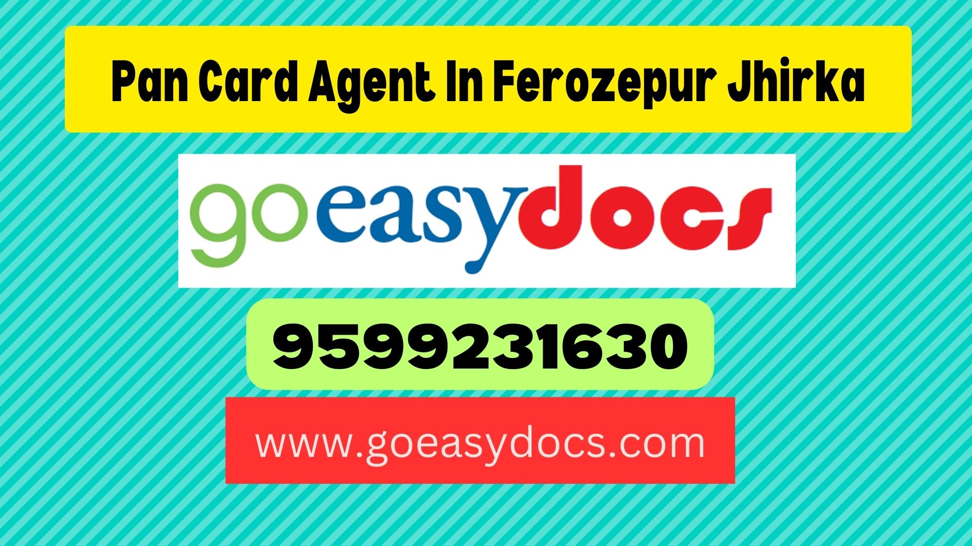 Pan Card Agent Consultant in Ferozepur Jhirka 8851415812