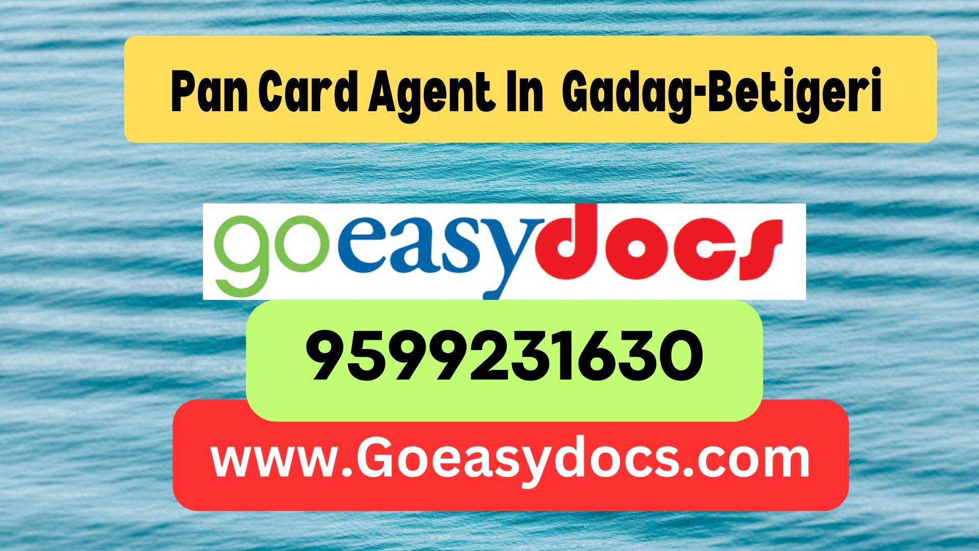 Pan Card Agent Consultant in Gadag-Betigeri  8851415812