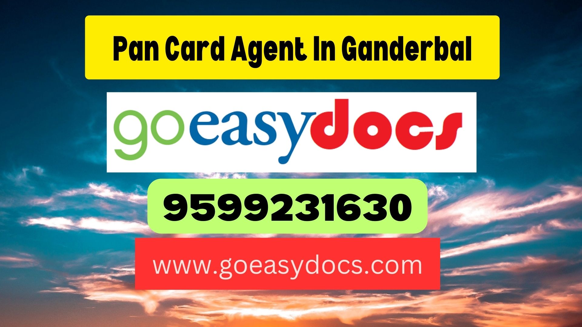 Pan Card Agent Consultant in Ganderbal 8851415812