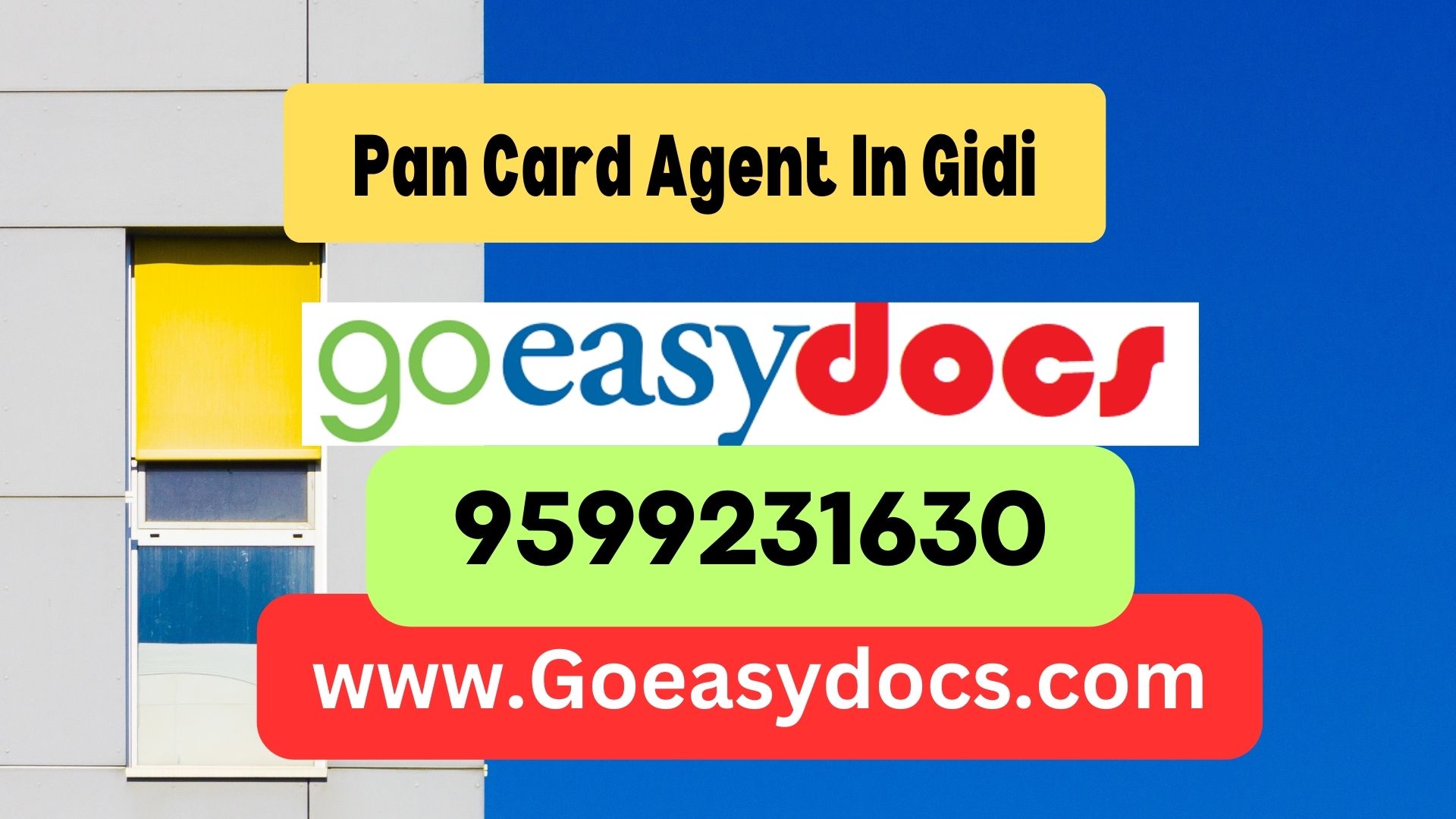 Pan Card Agent Consultant in Gidi 8851415812