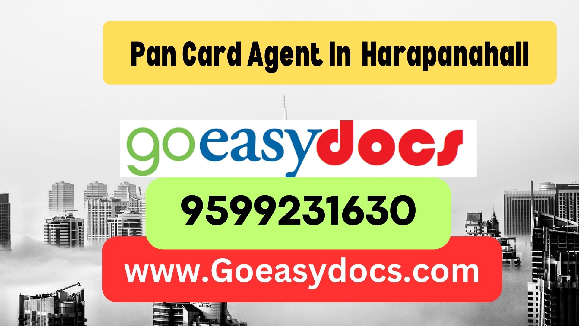 Pan Card Agent Consultant in Harapanahalli 8851415812