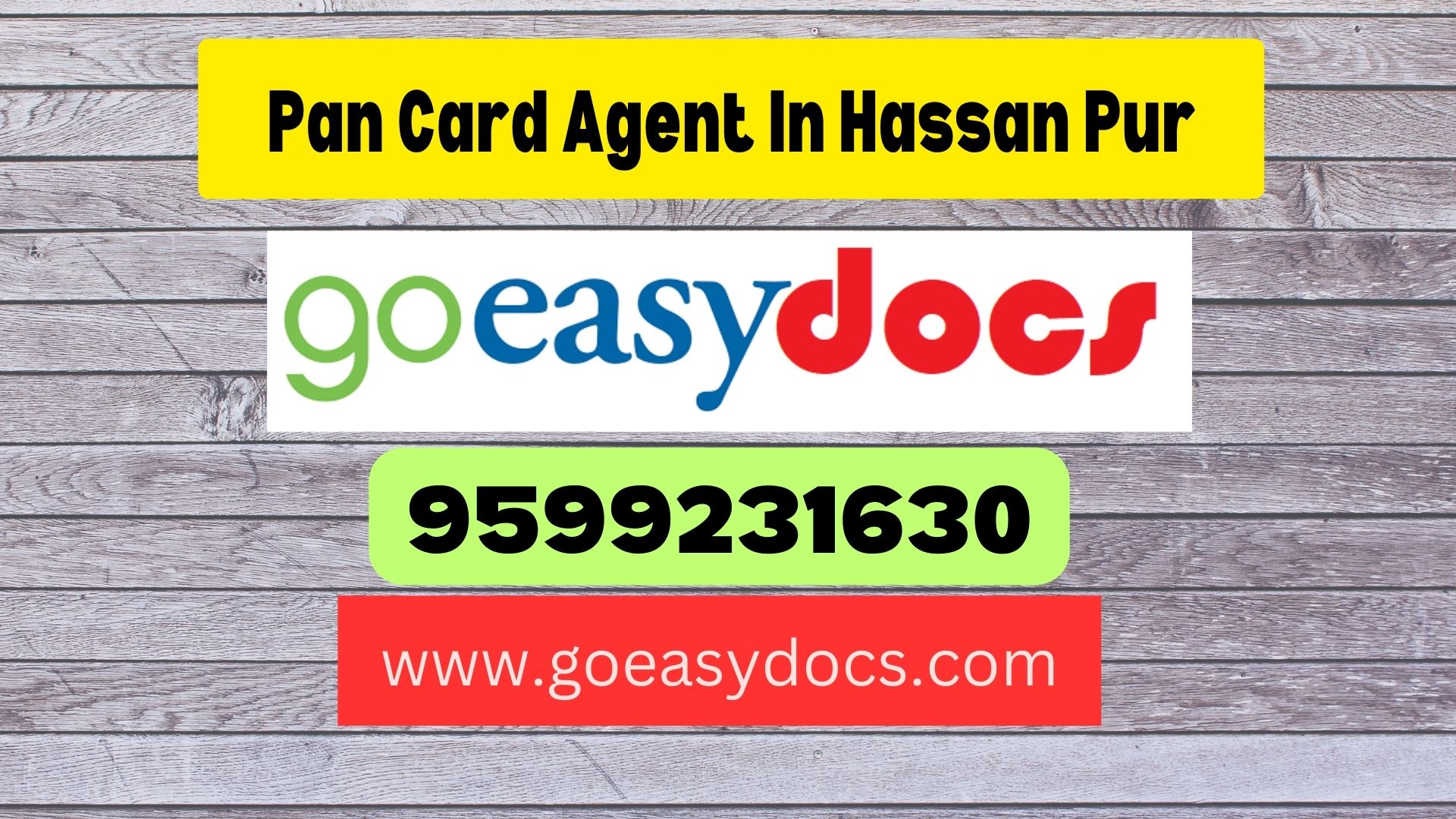 Pan Card Agent Consultant in Hassan Pur 8851415812