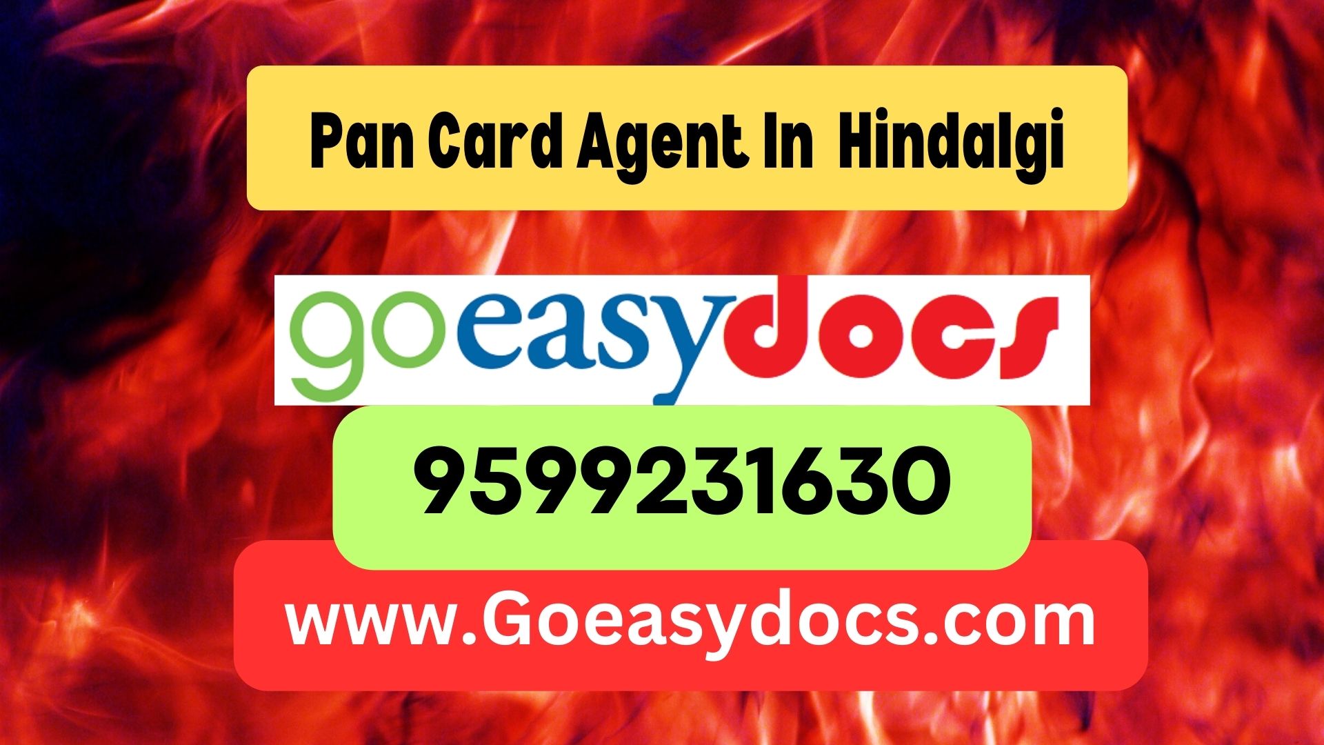 Pan Card Agent Consultant in Hindalgi 8851415812