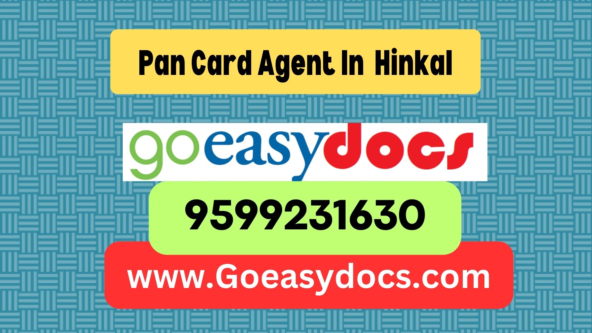 Pan Card Agent Consultant in Hinkal 8851415812