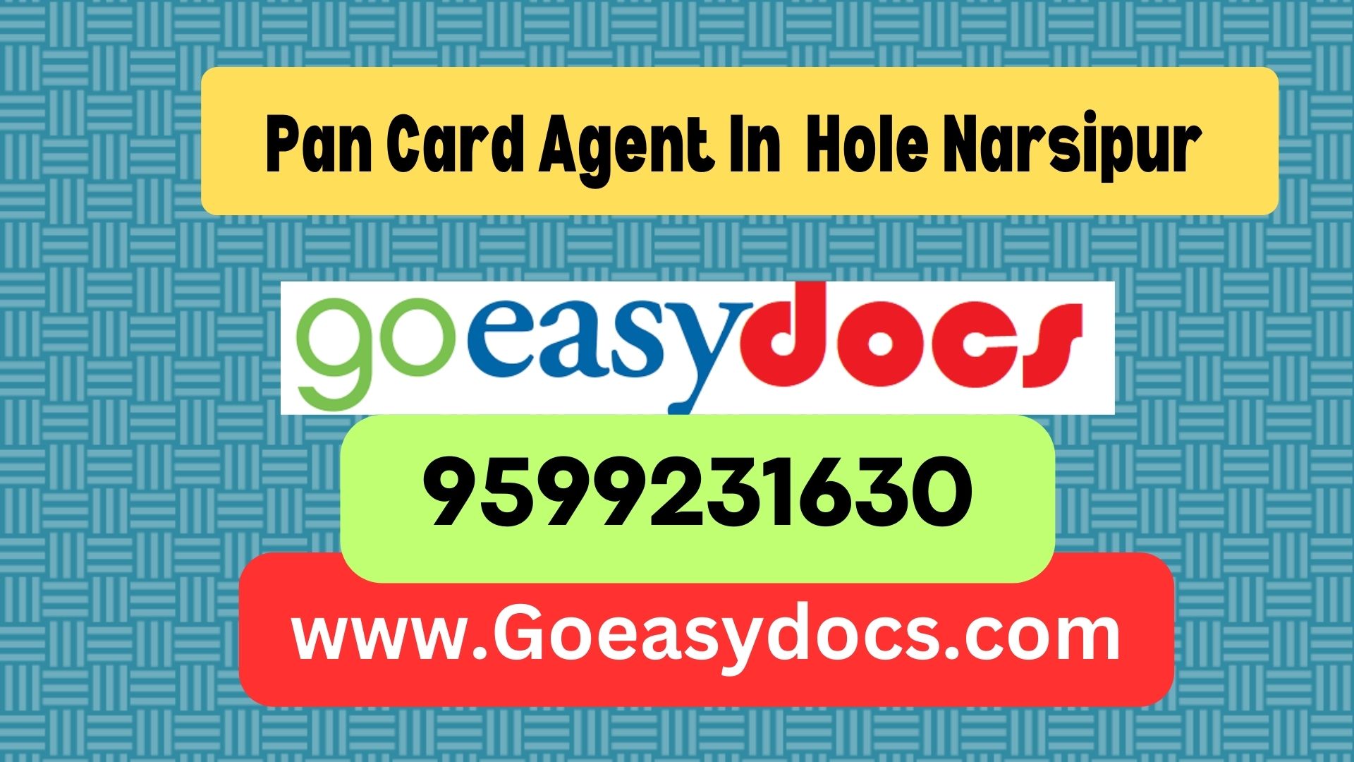 Pan Card Agent Consultant in Hole Narsipur 8851415812