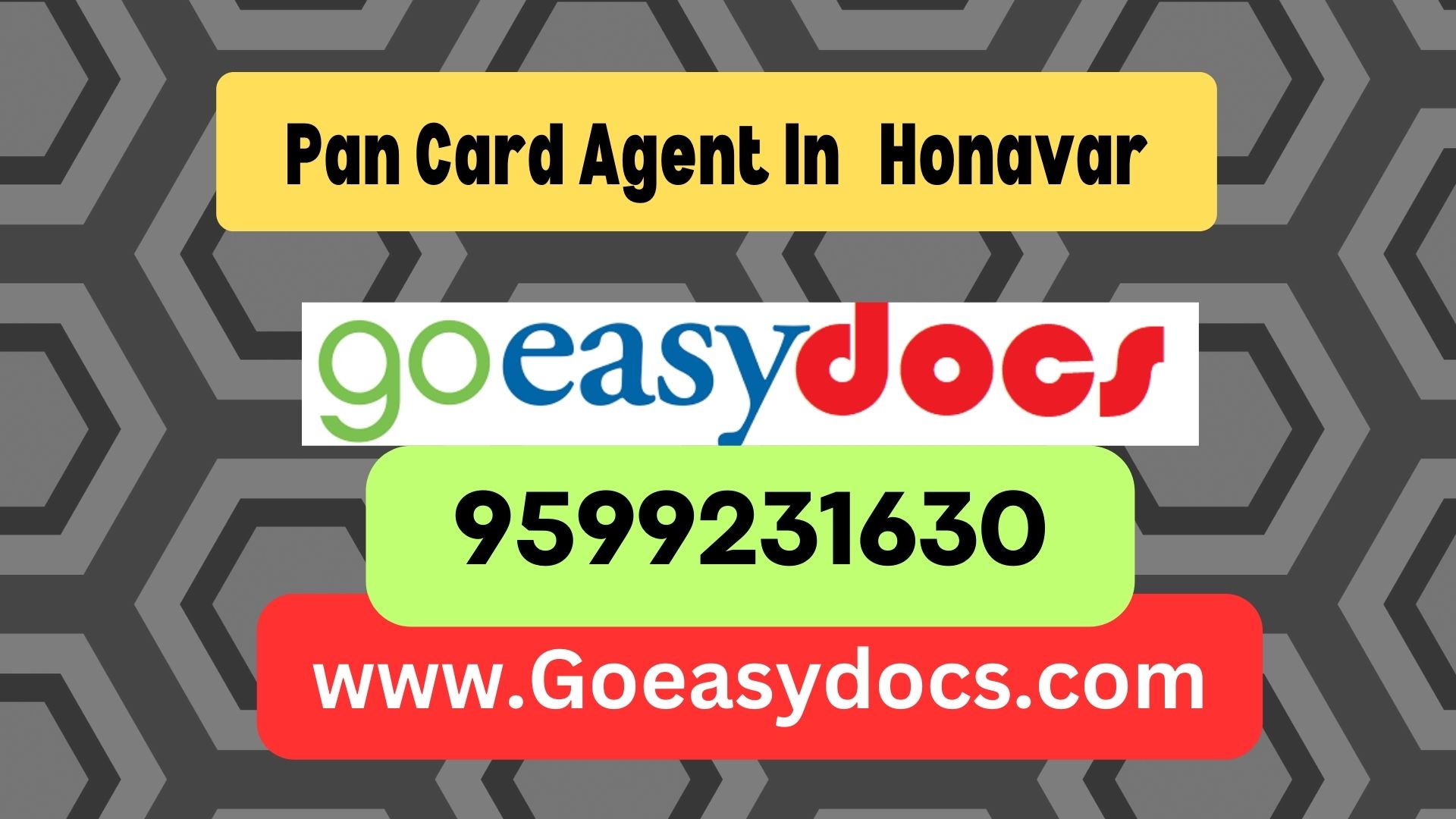 Pan Card Agent Consultant in Honavar  8851415812