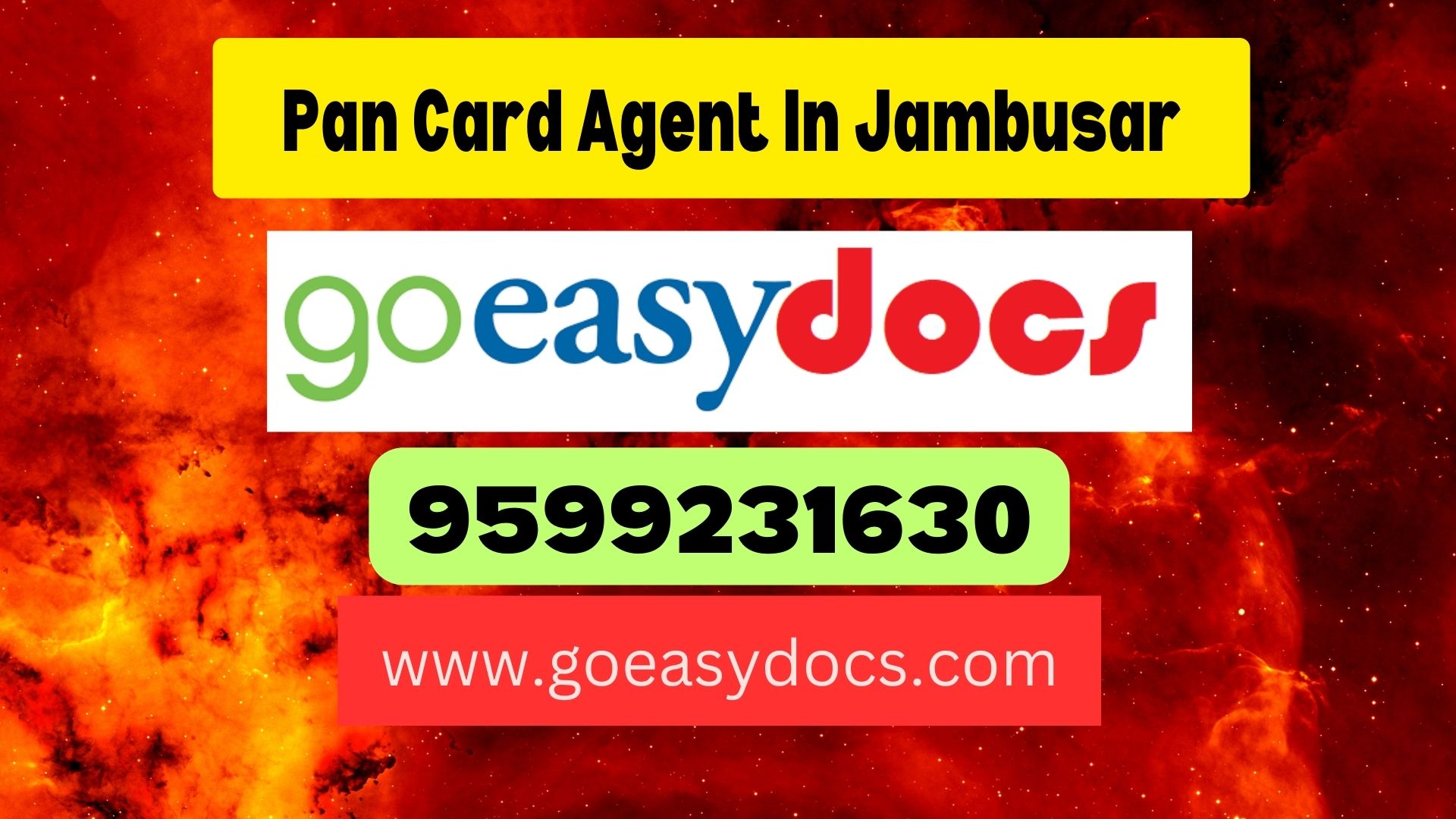 Pan Card Agent Consultant in Jambusar 8851415812