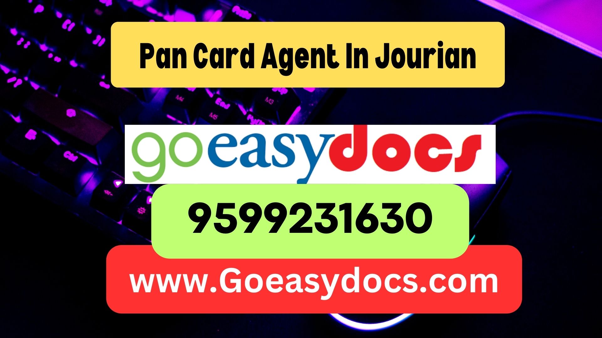 Pan Card Agent Consultant in Jourian 8851415812