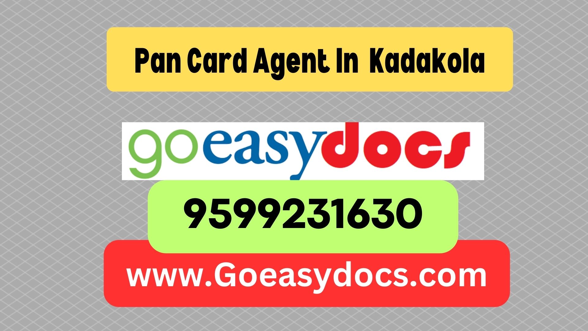 Pan Card Agent Consultant in Kadakola 8851415812