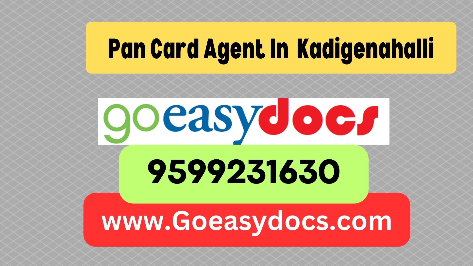 h1>Pan Card Agent Consultant in Kadigenahalli 8851415812