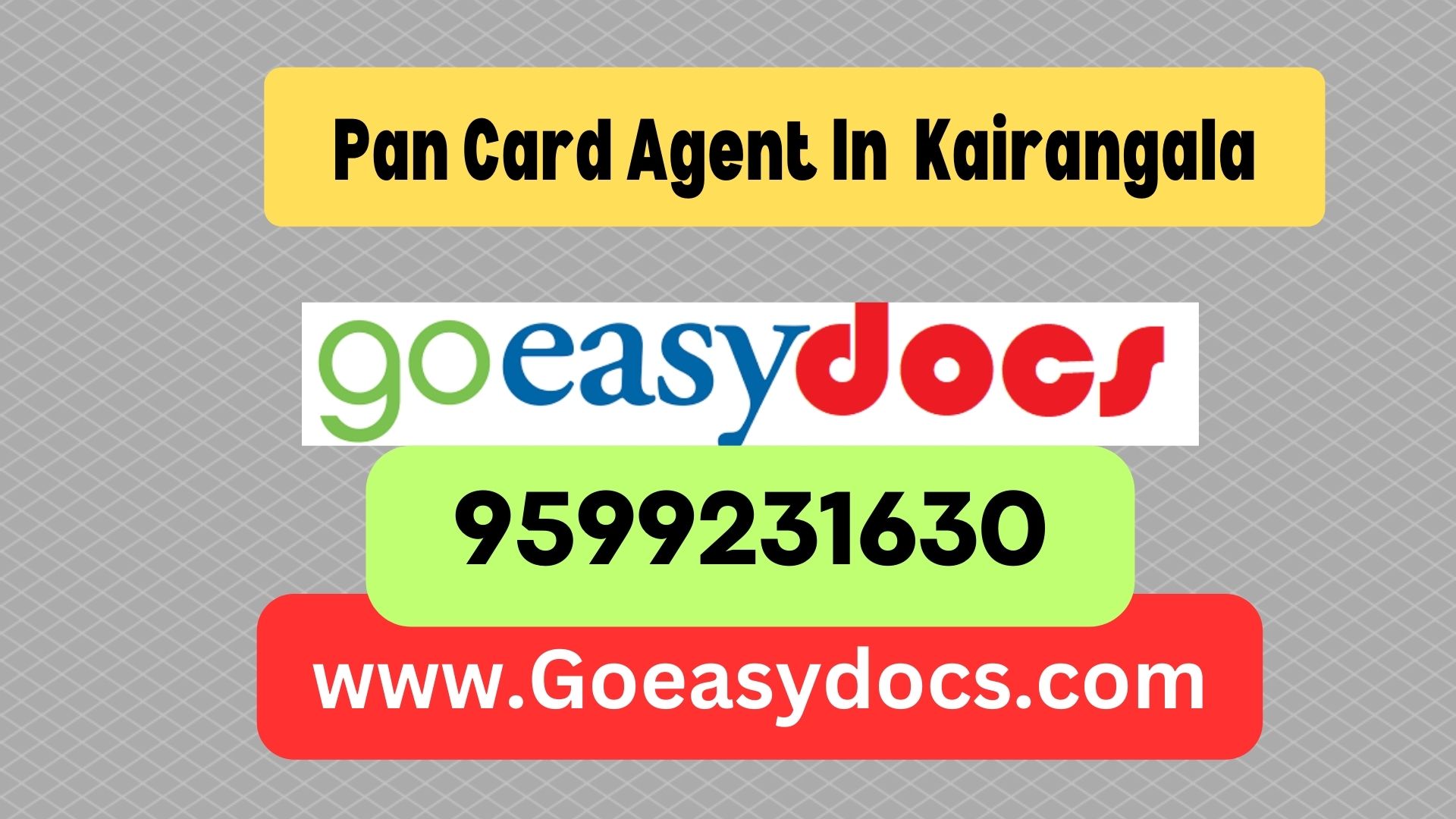 Pan Card Agent Consultant in Kairangala 8851415812