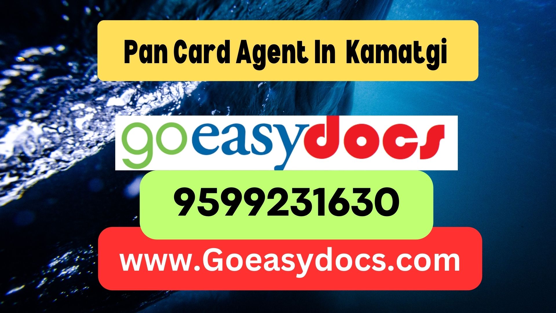 Pan Card Agent Consultant in Kamatgi  8851415812