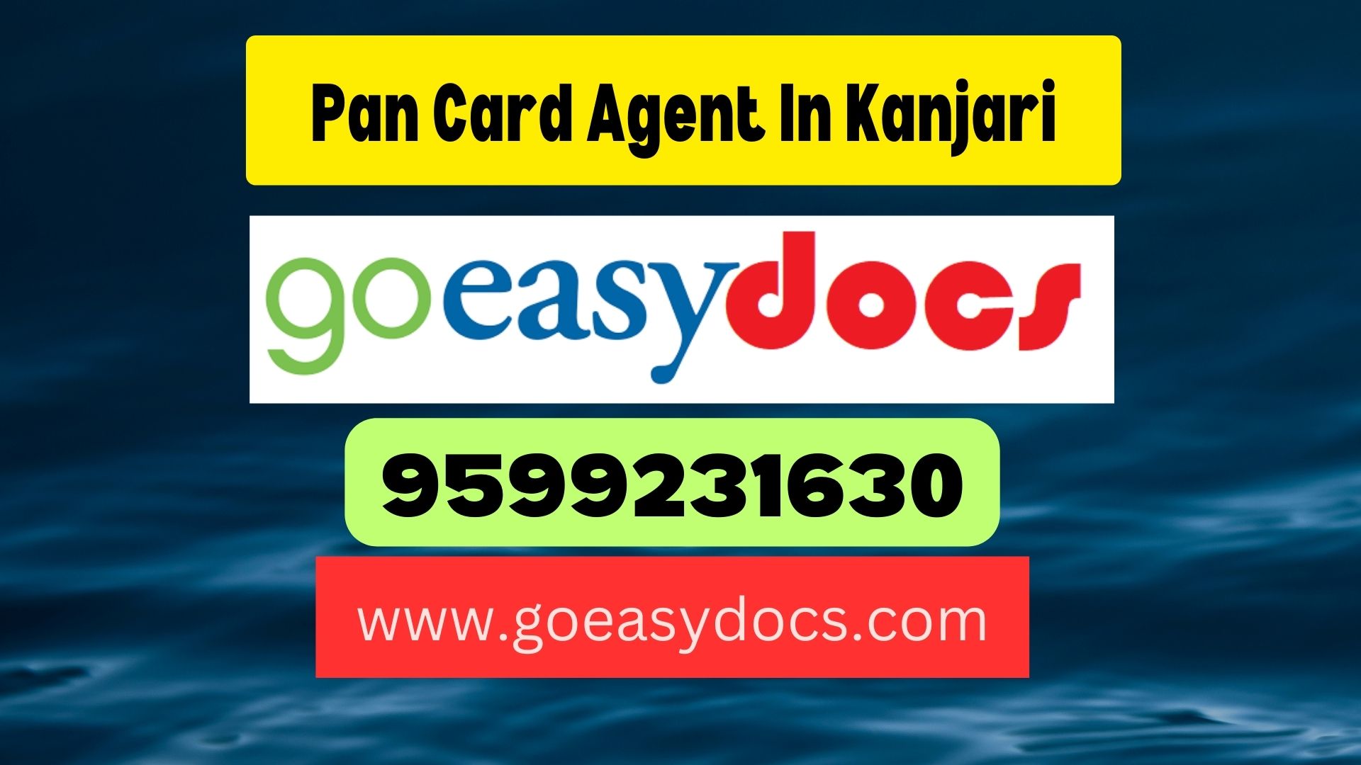 Pan Card Agent Consultant in Kanjari 8851415812