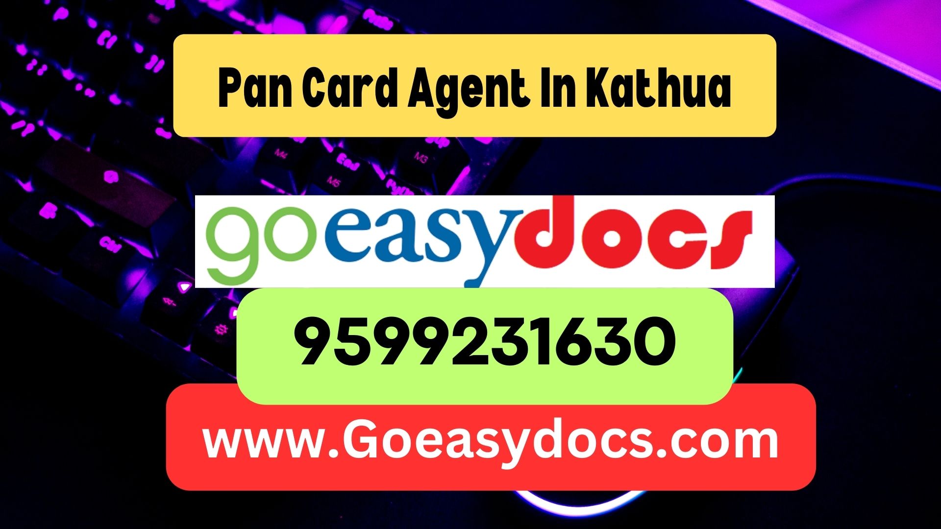 Pan Card Agent Consultant in Kathua 8851415812