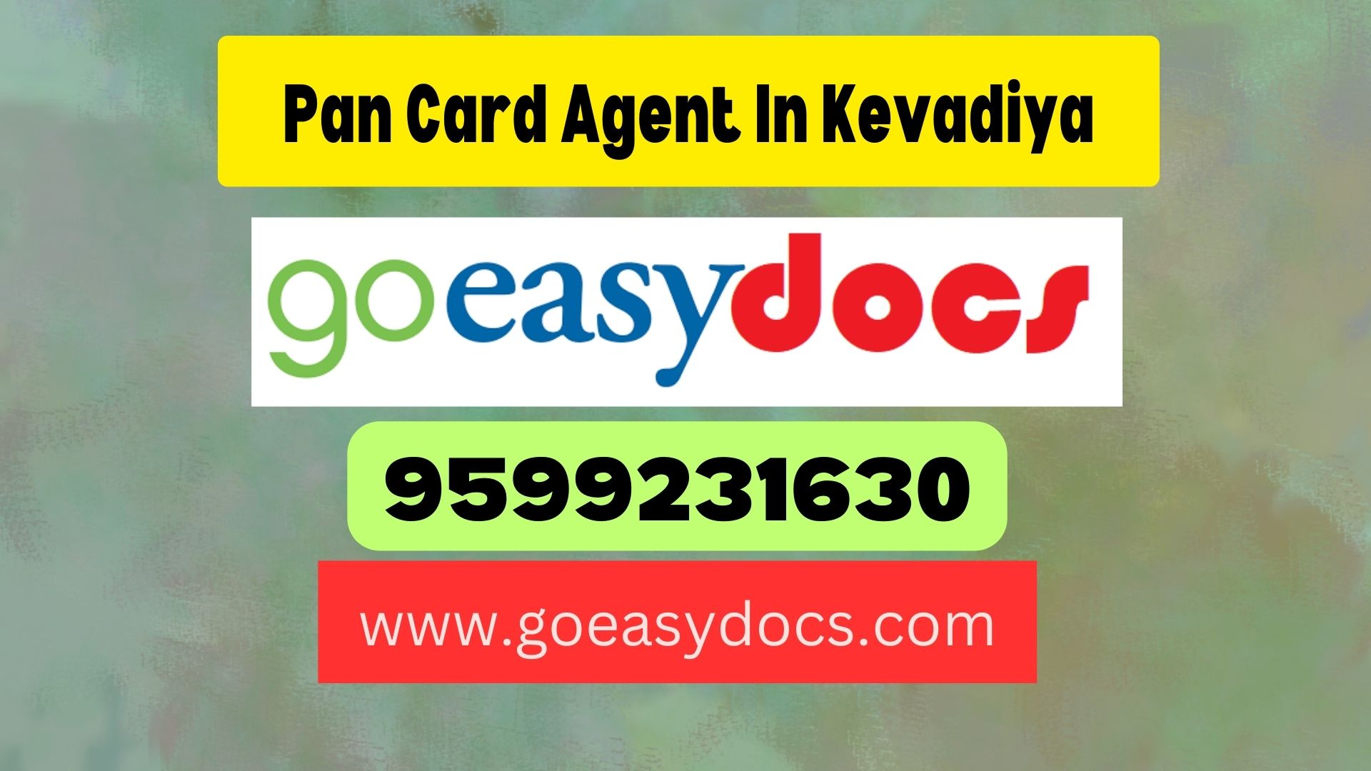 Pan Card Agent Consultant in Kevadiya 8851415812