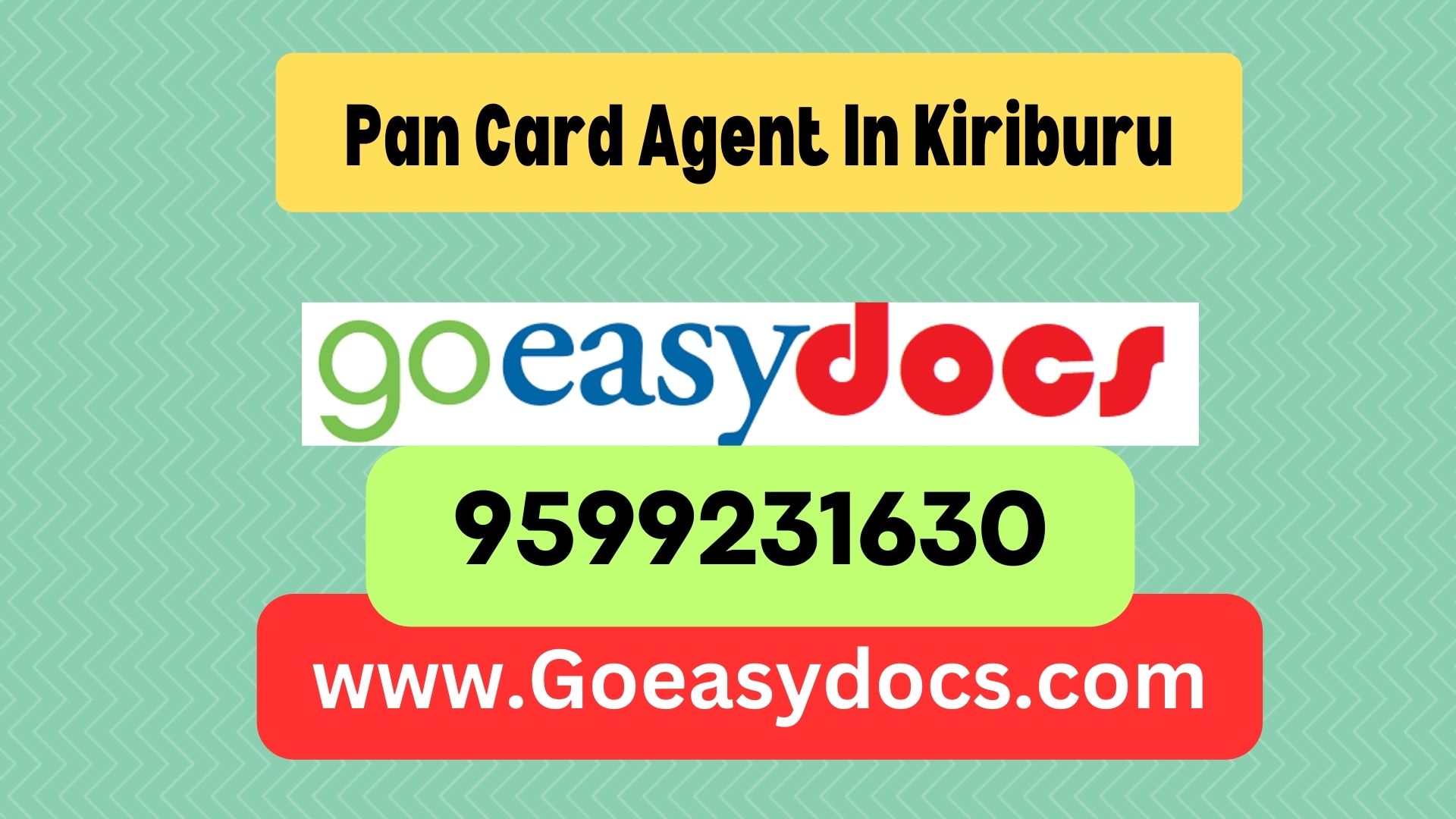 Pan Card Agent Consultant in Kiriburu 8851415812