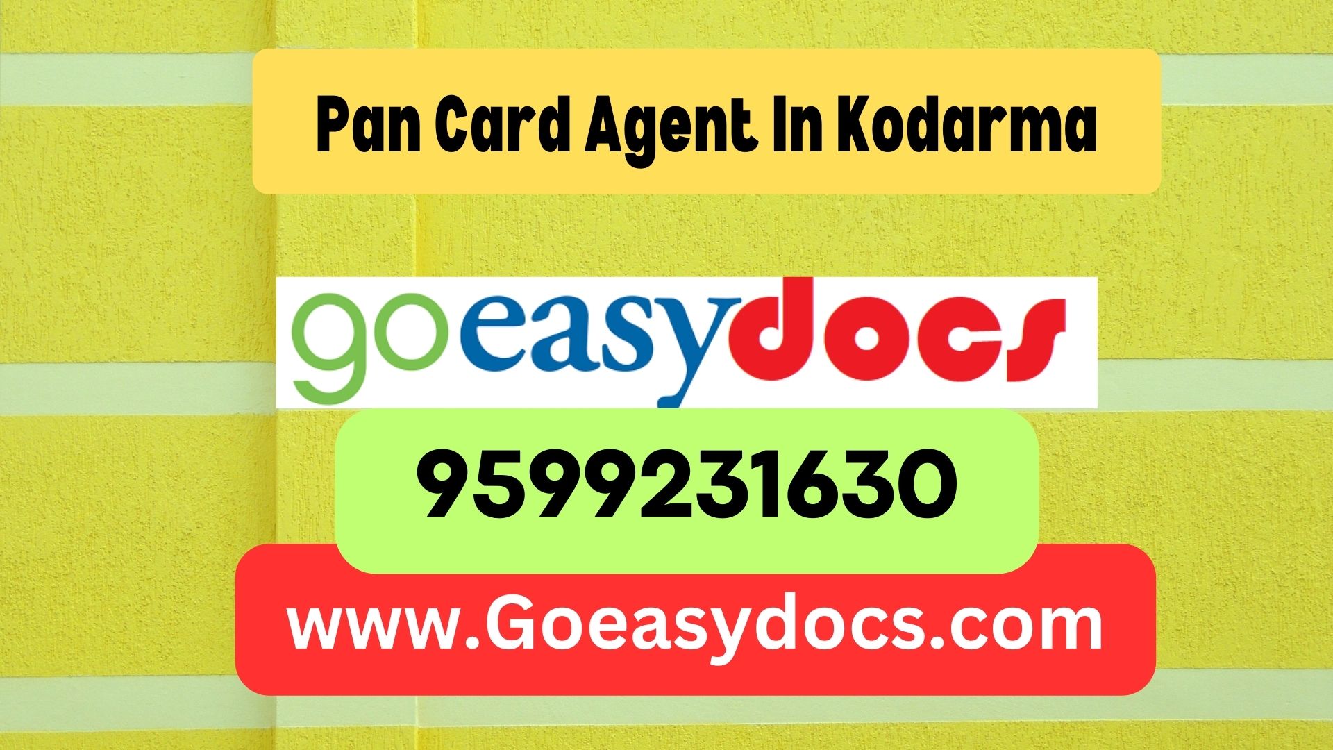 Pan Card Agent Consultant in Kodarma 8851415812