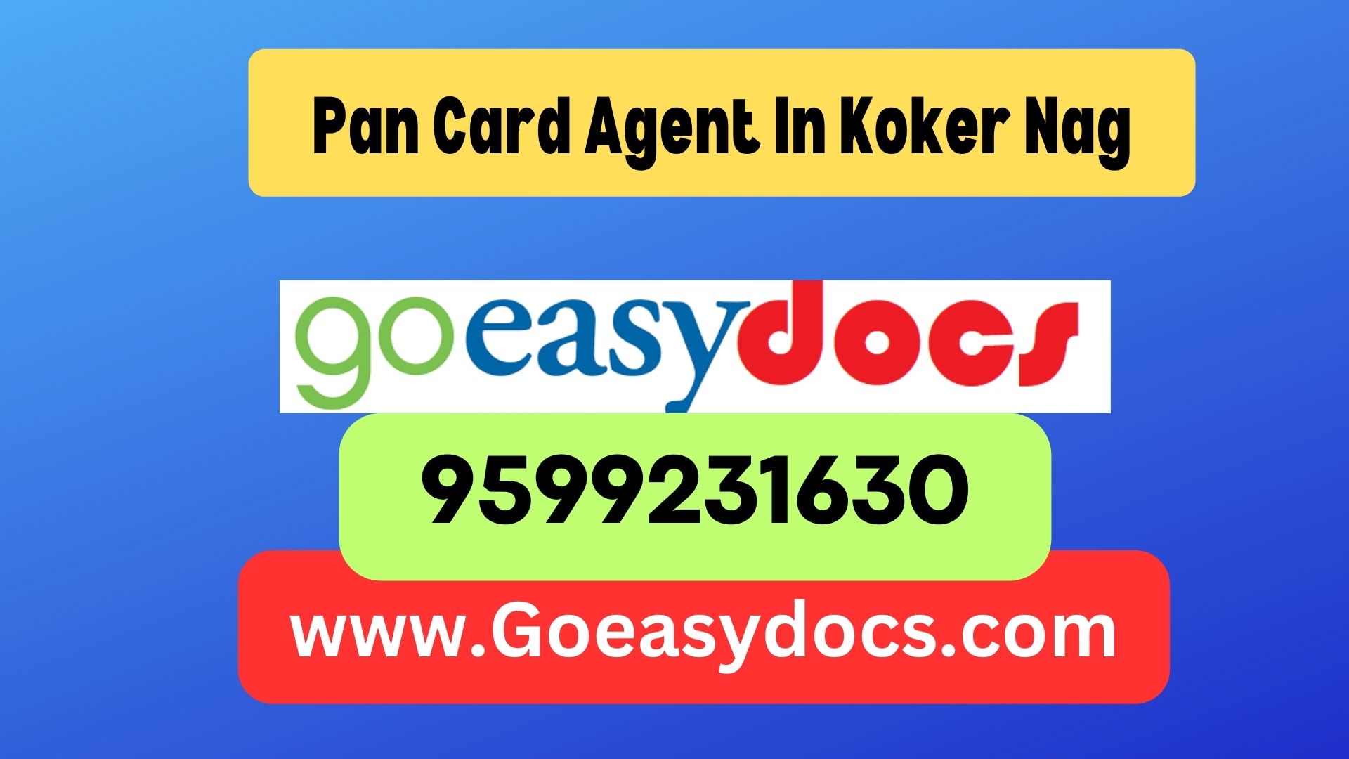 Pan Card Agent Consultant in Koker Nag 8851415812