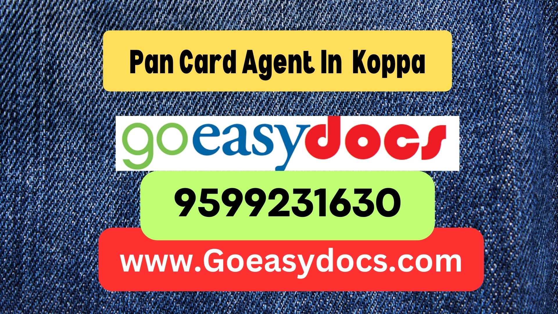Pan Card Agent Consultant in Koppa 8851415812