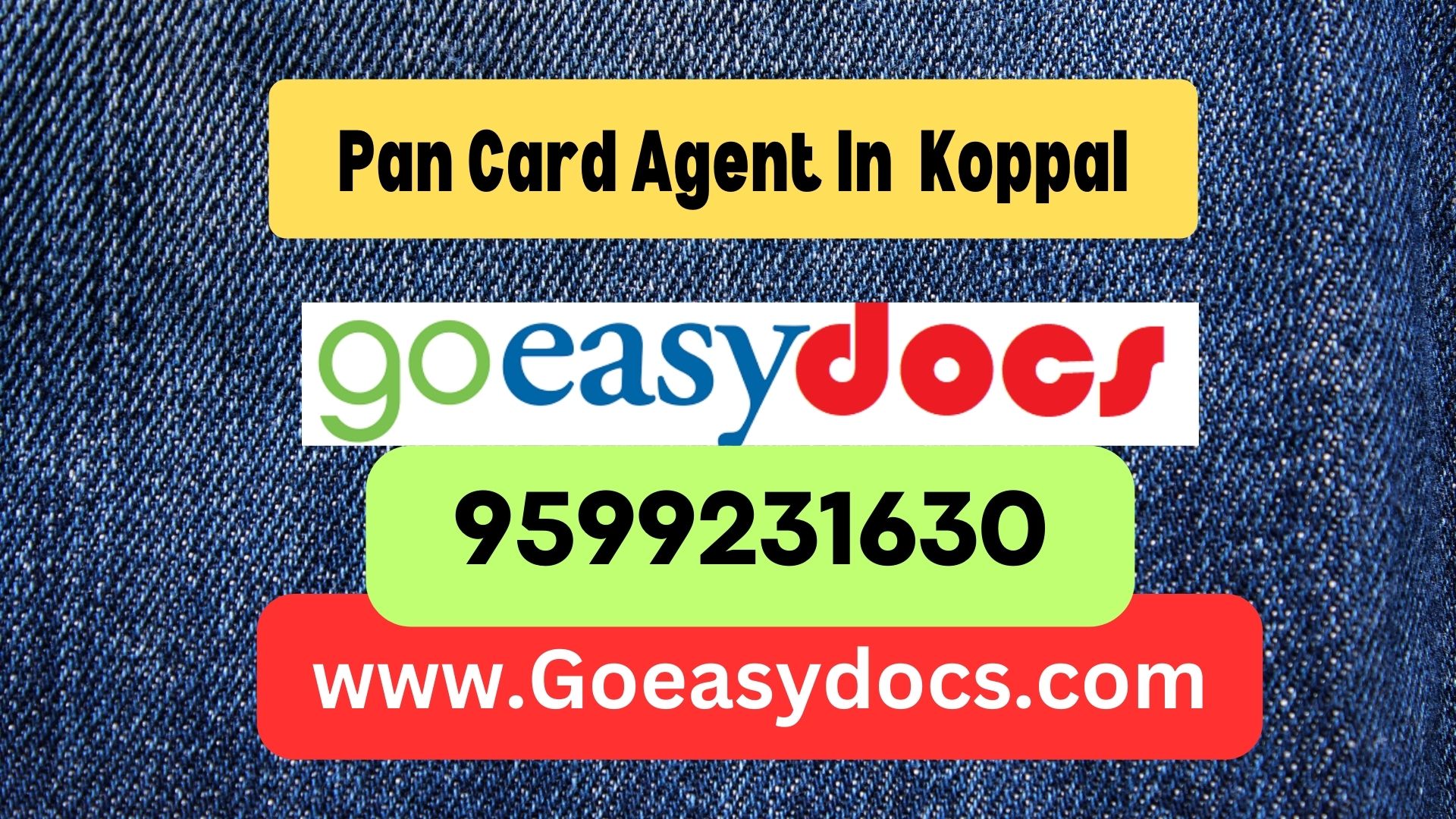 Pan Card Agent Consultant in Koppal 8851415812