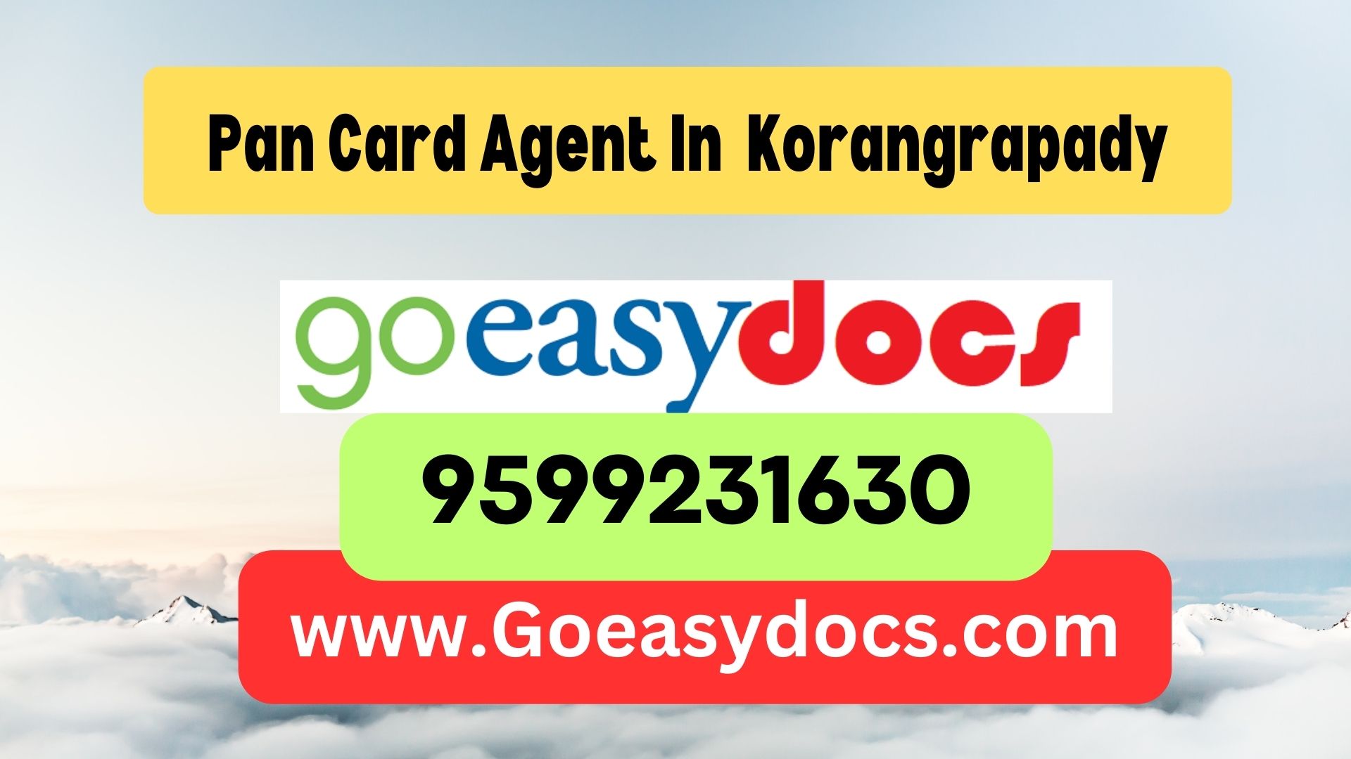 Pan Card Agent Consultant in Korangrapady 8851415812