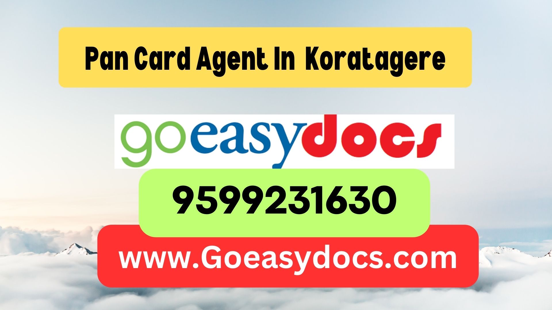 Pan Card Agent Consultant in Koratagere 8851415812