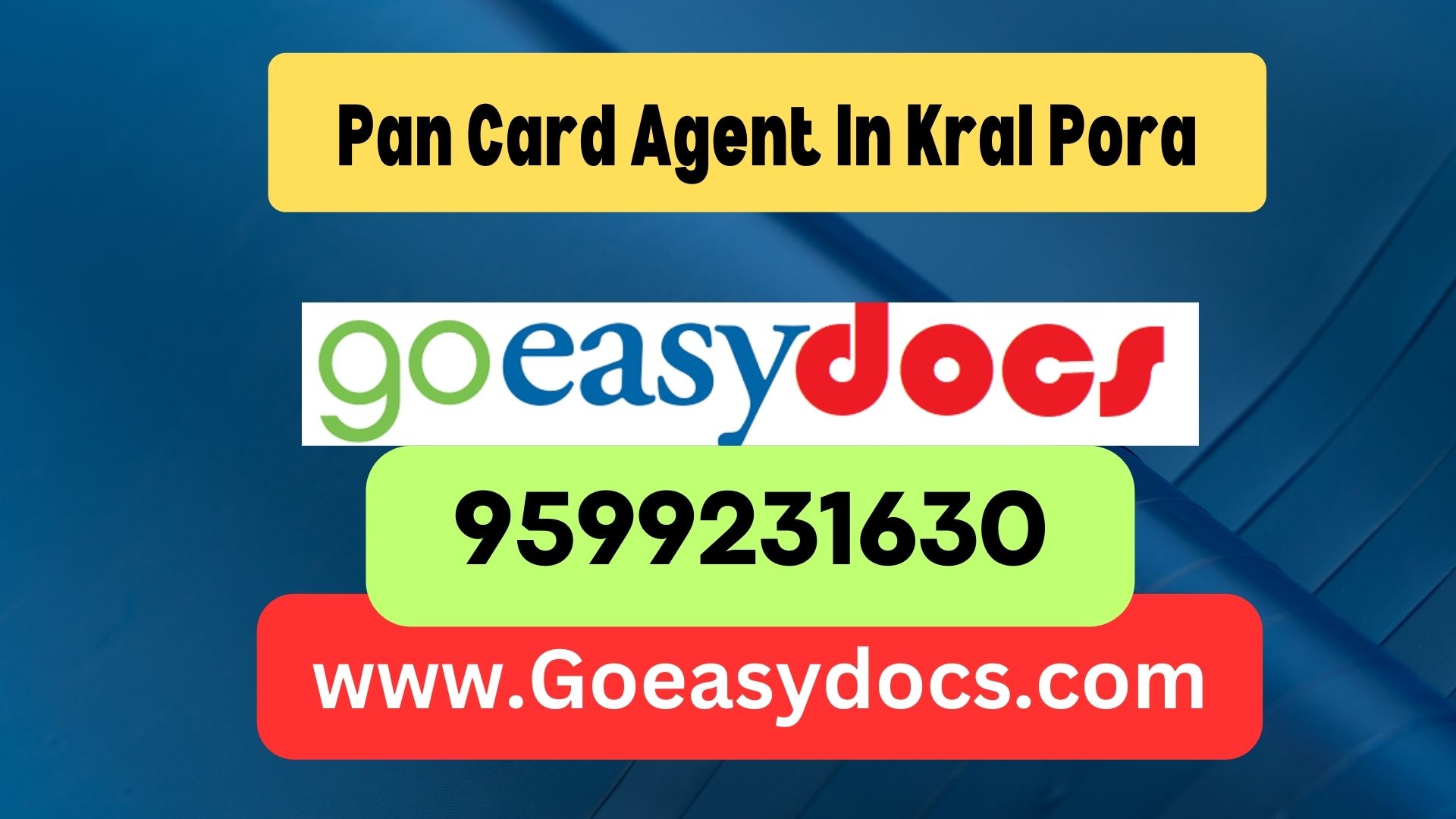 Pan Card Agent Consultant in Kral Pora 8851415812