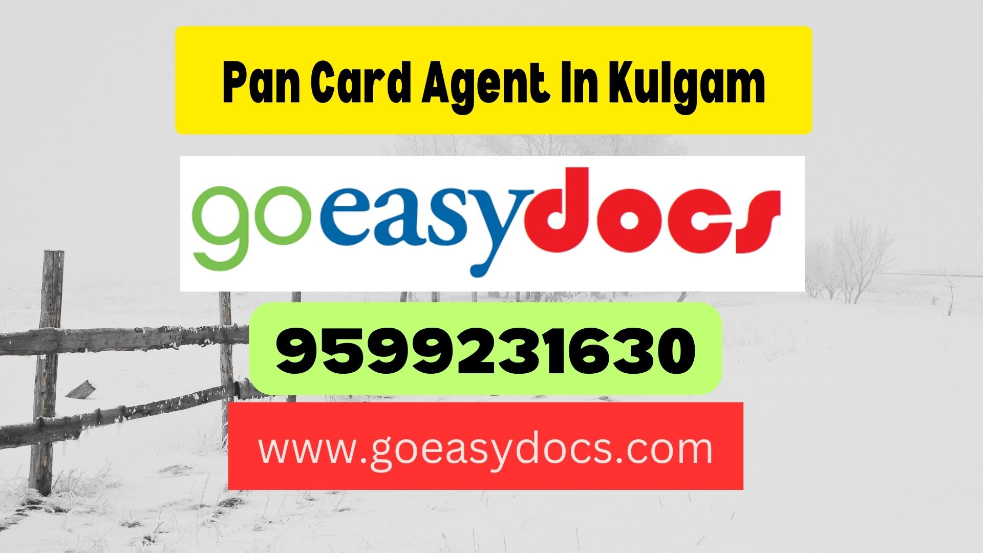 Pan Card Agent Consultant in Kulgam 8851415812